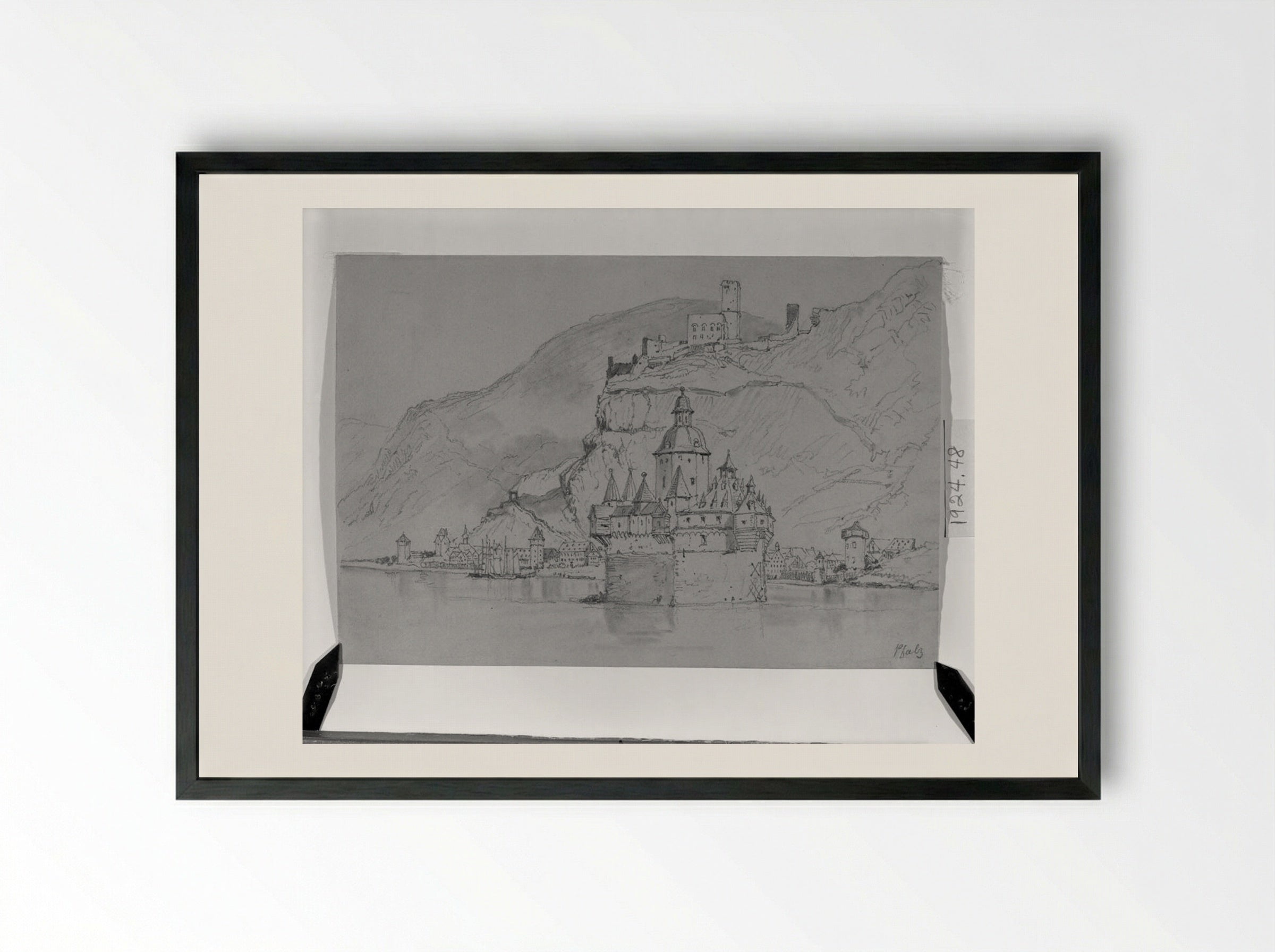 Pfalz - Samuel Prout - Framed Print Black