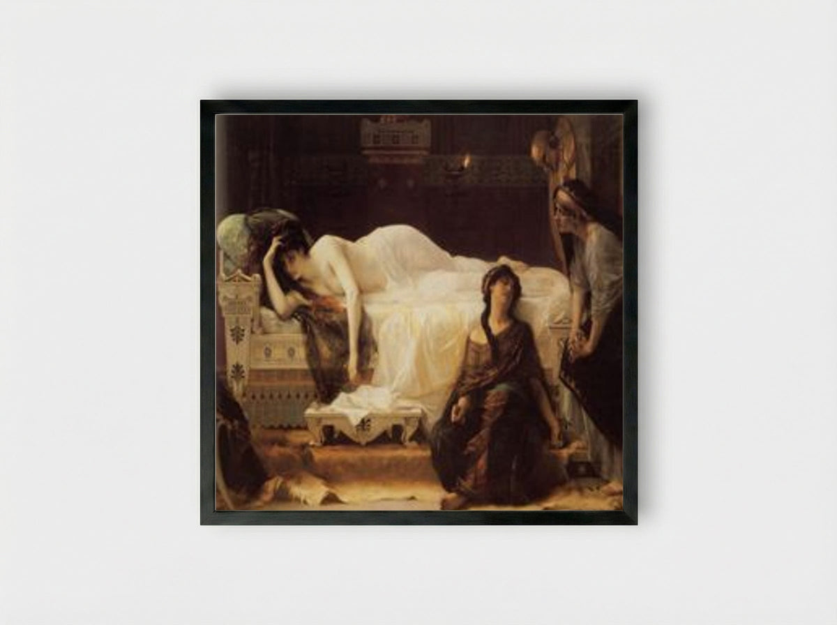 Phèdre - Alexandre Cabanel - Framed Print Black
