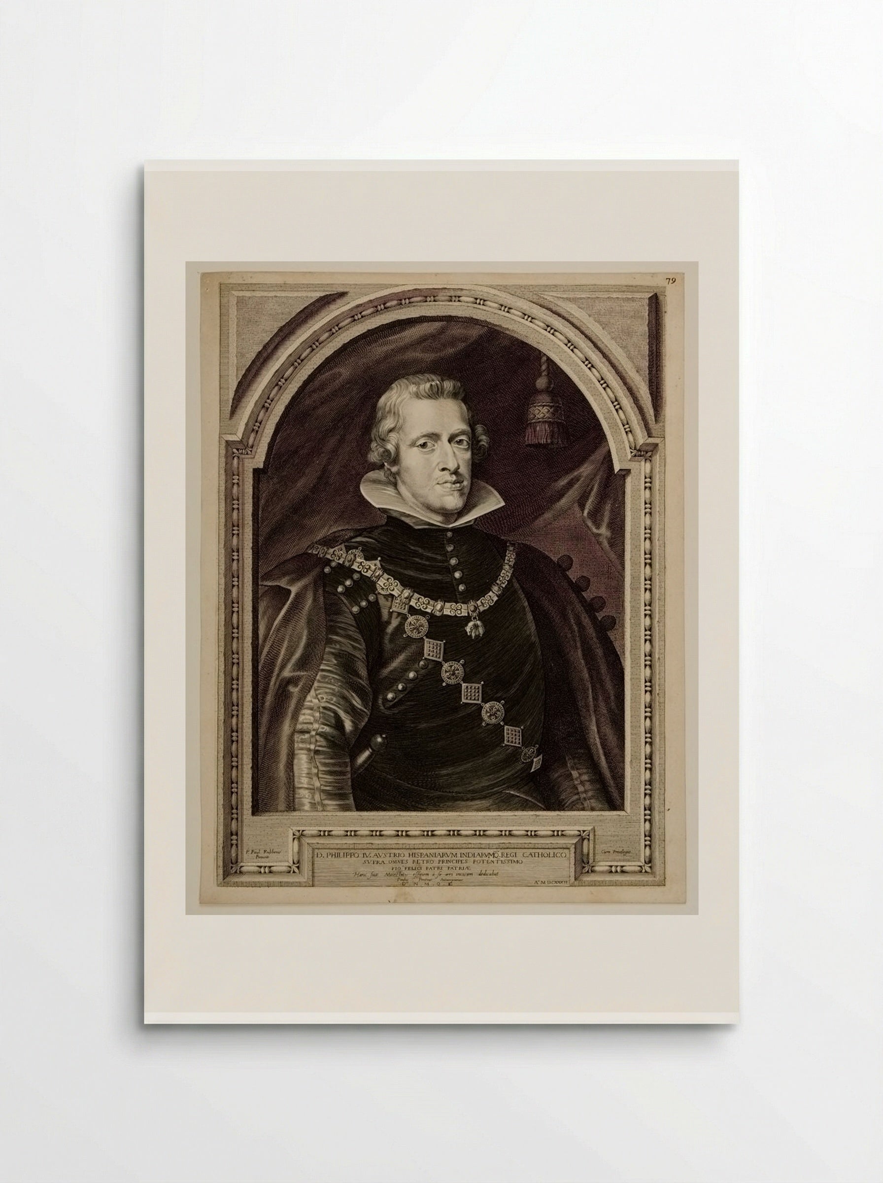 Philip IV of Spain - Paulus Pontius - Poster