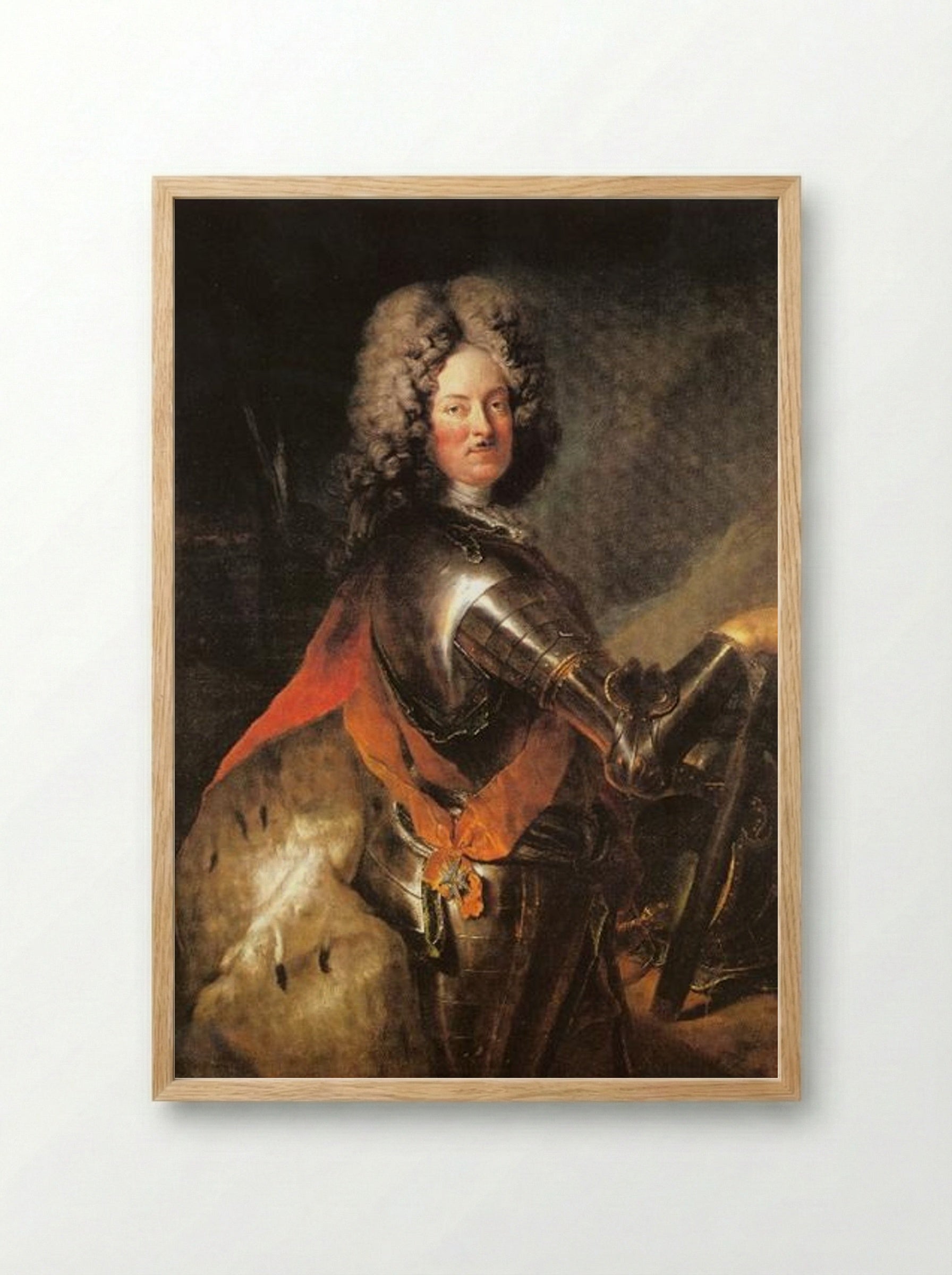 Philipp Wilhelm of Brandenburg-Schwedt - Antoine Pesne - Framed Print Wood