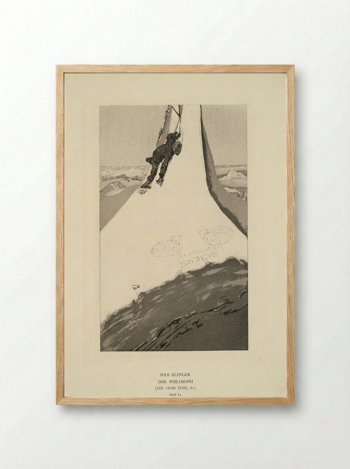 Philosopher - Max Klinger - Framed Print Wood