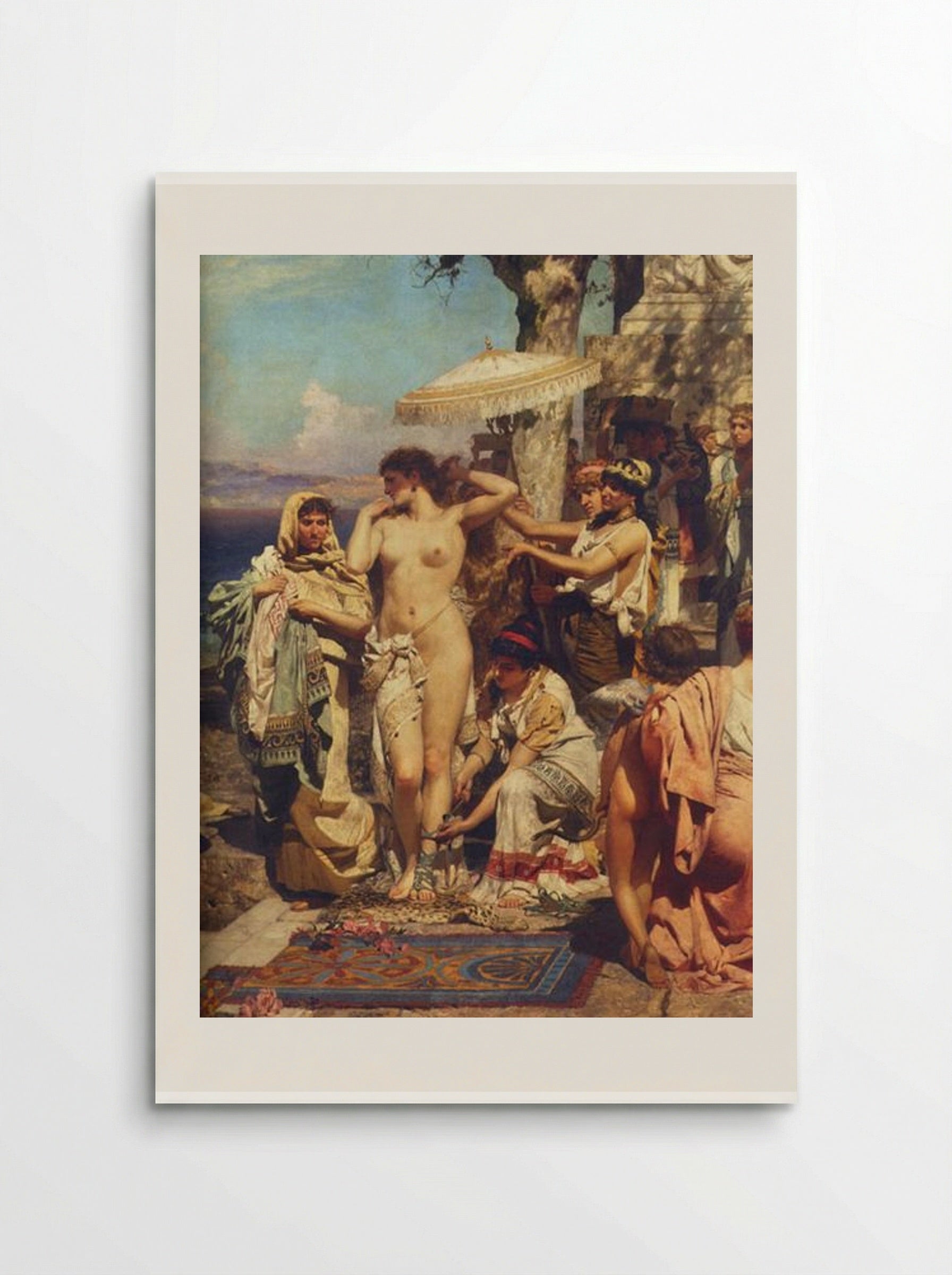 Phryne at the Poseidonia in Eleusis - Henryk Siemiradzki - Poster