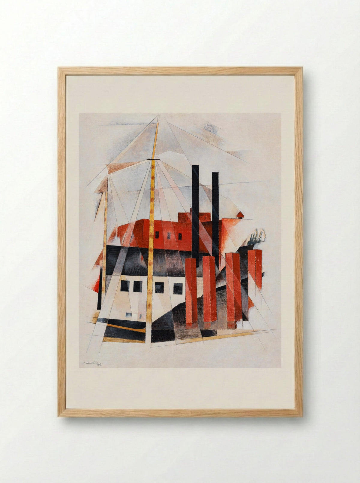 Piano Mover's Holiday - Charles Demuth - Framed Print Wood