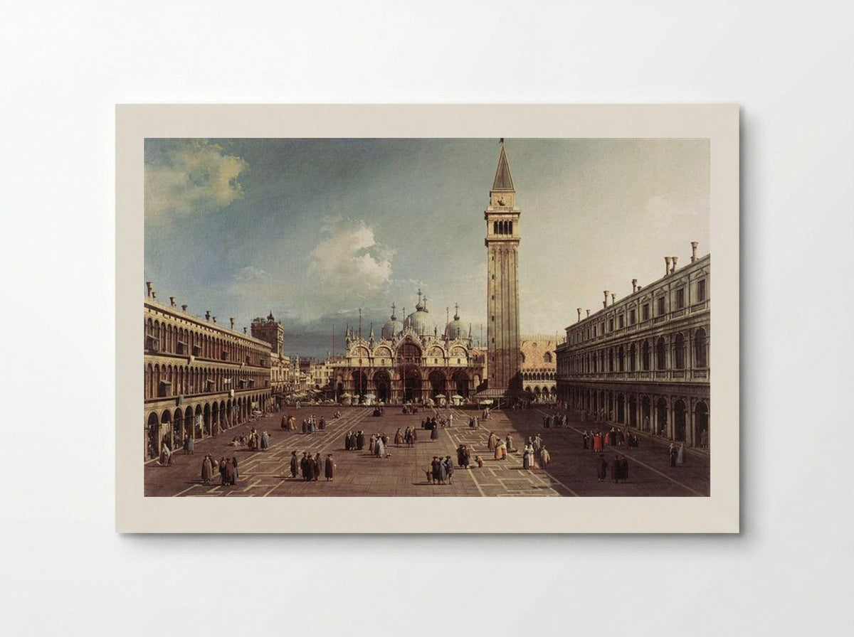 Piazza San Marco with the Basilica - Canaletto - Poster