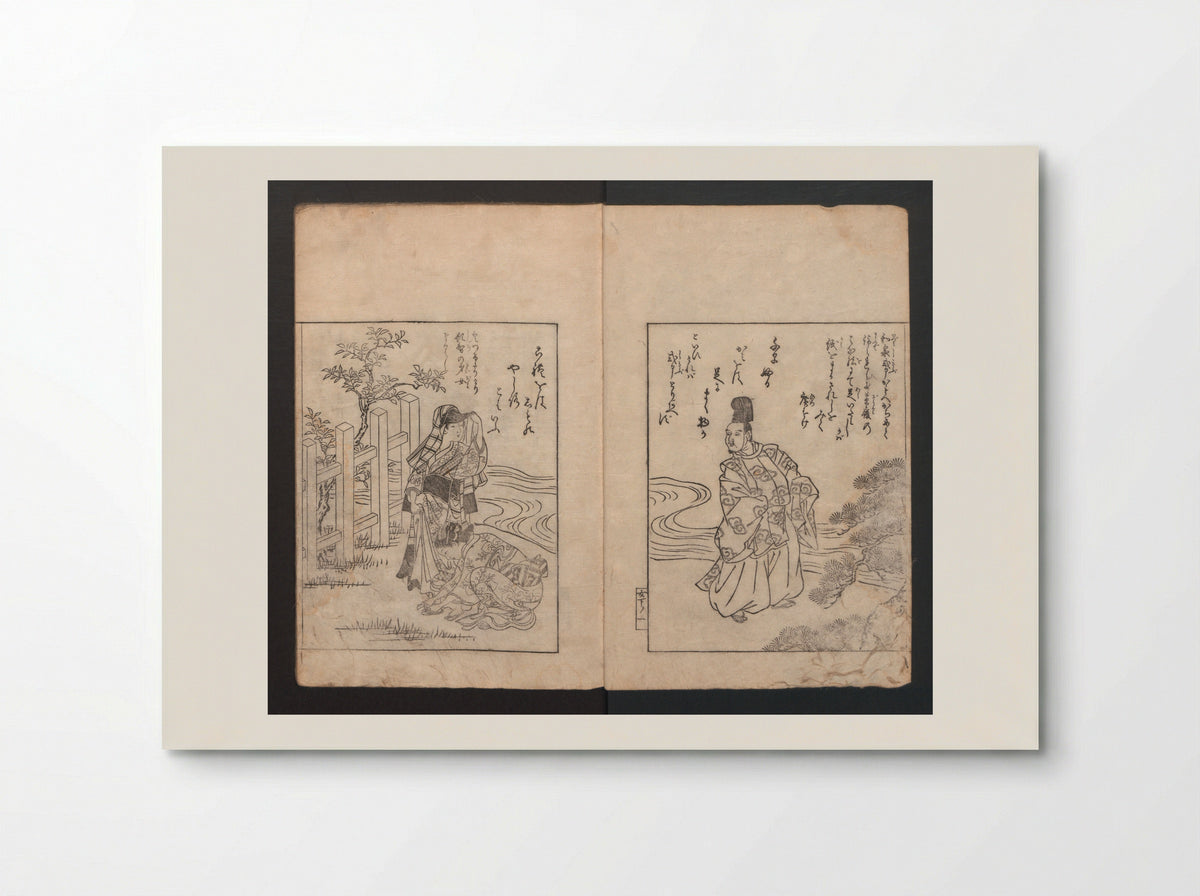 Picture Book: Camellia (Ehon Himetsubaki) - Nishikawa Sukenobu - Poster