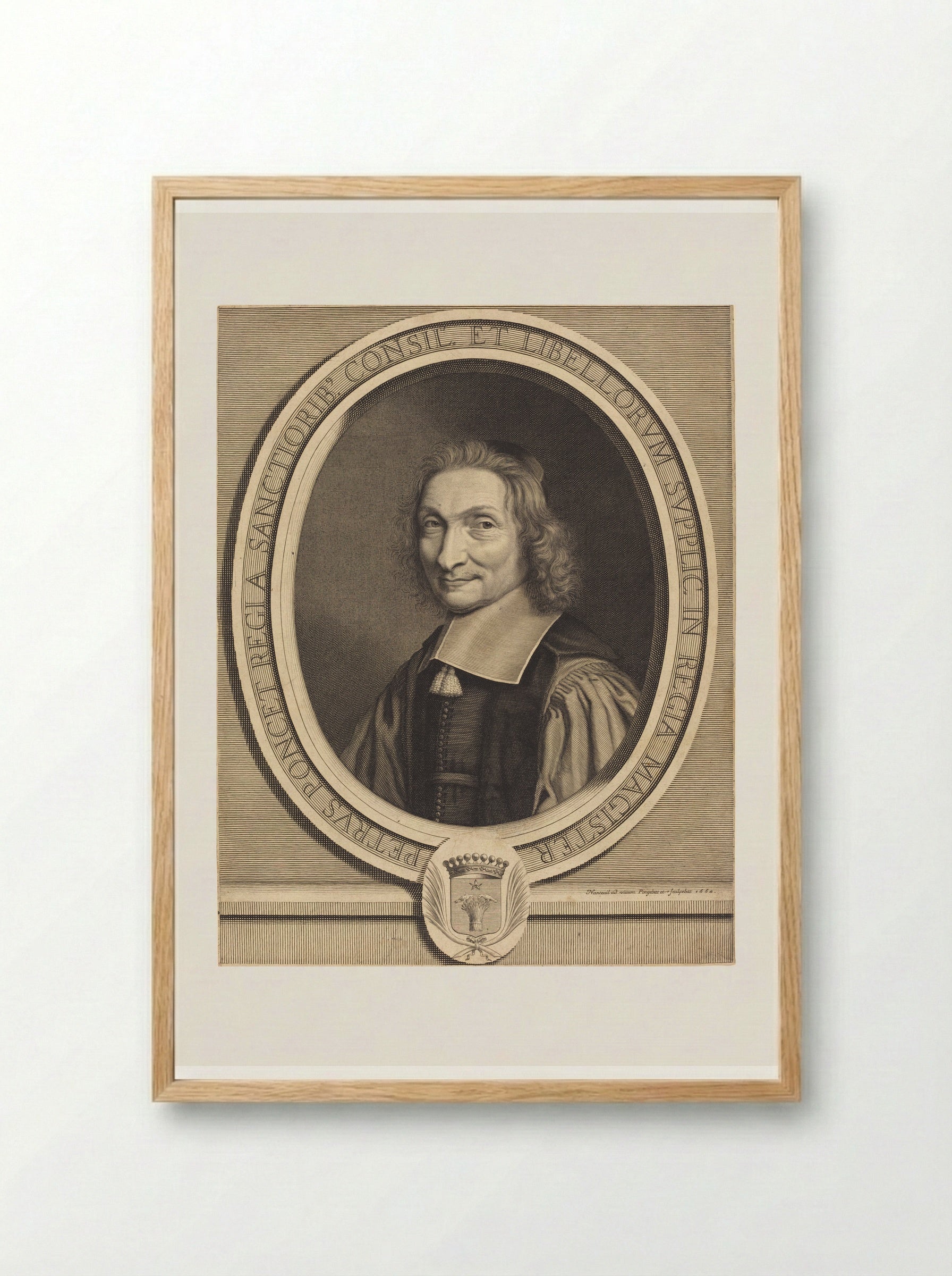 Pierre Poncet - Robert Nanteuil - Framed Print Wood