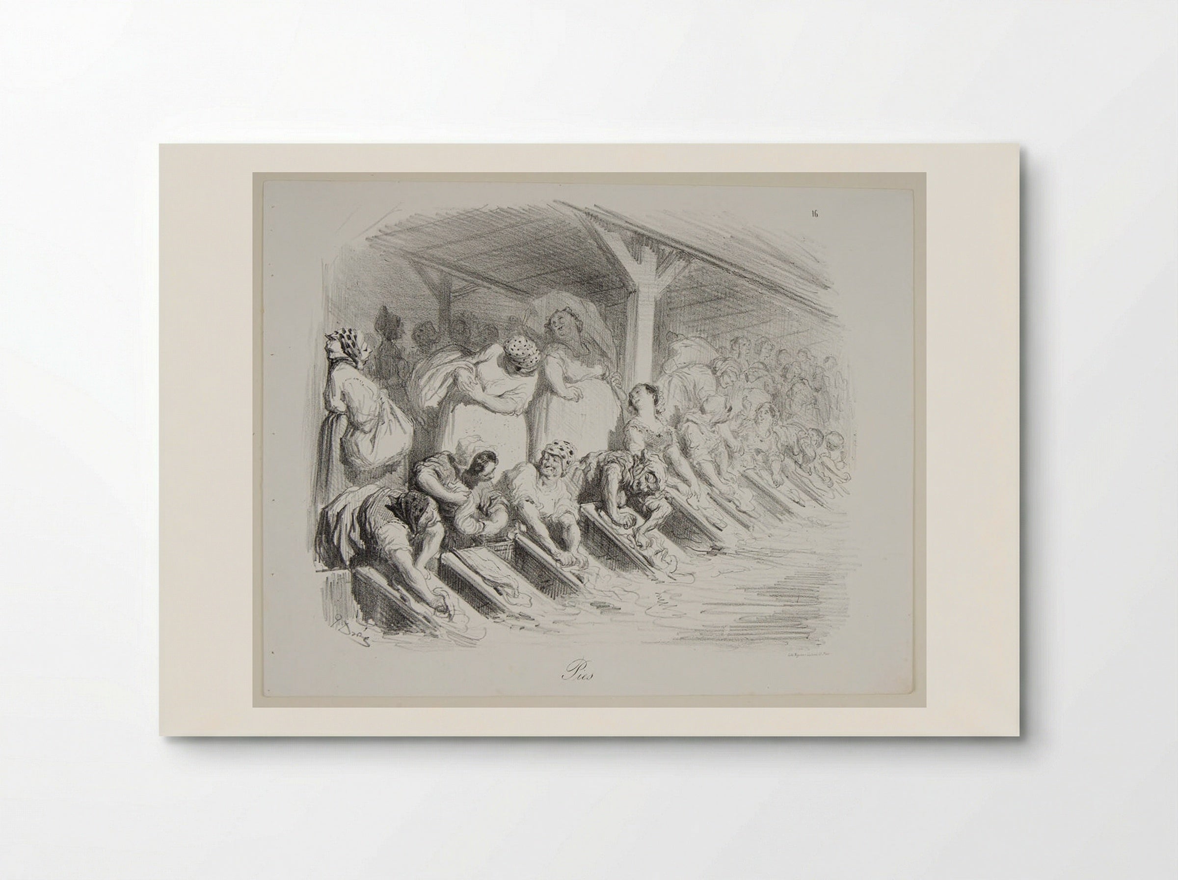 Pies (The Magpies) - Gustave Doré - Poster