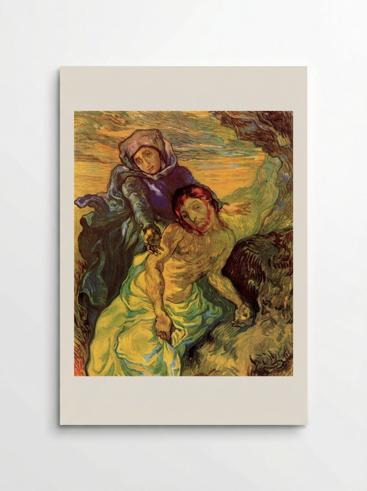 Pieta (After Delacroix) - Vincent van Gogh - Poster