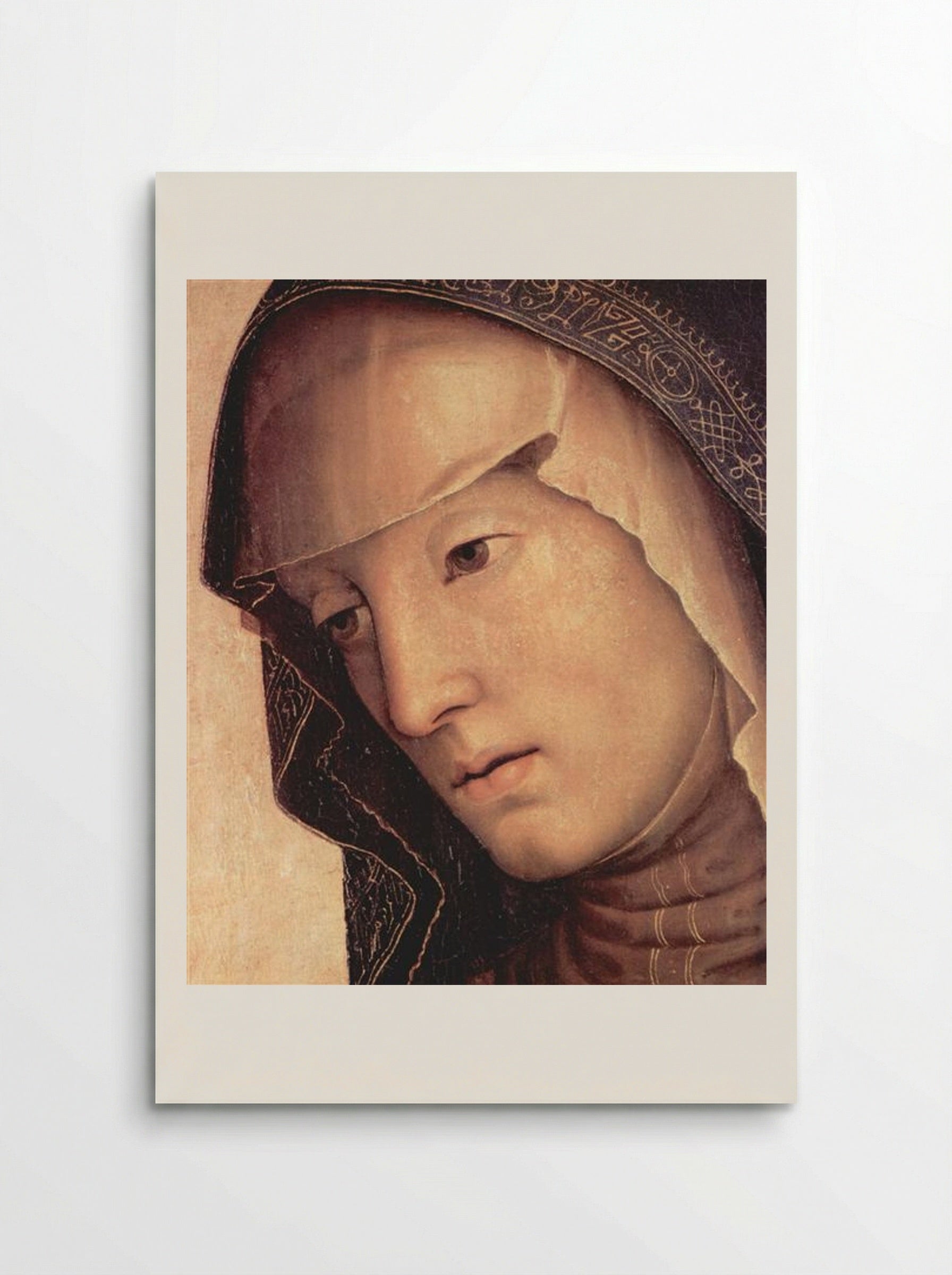 Pieta (Detail of the Virgin Mary) - Pietro Perugino - Poster