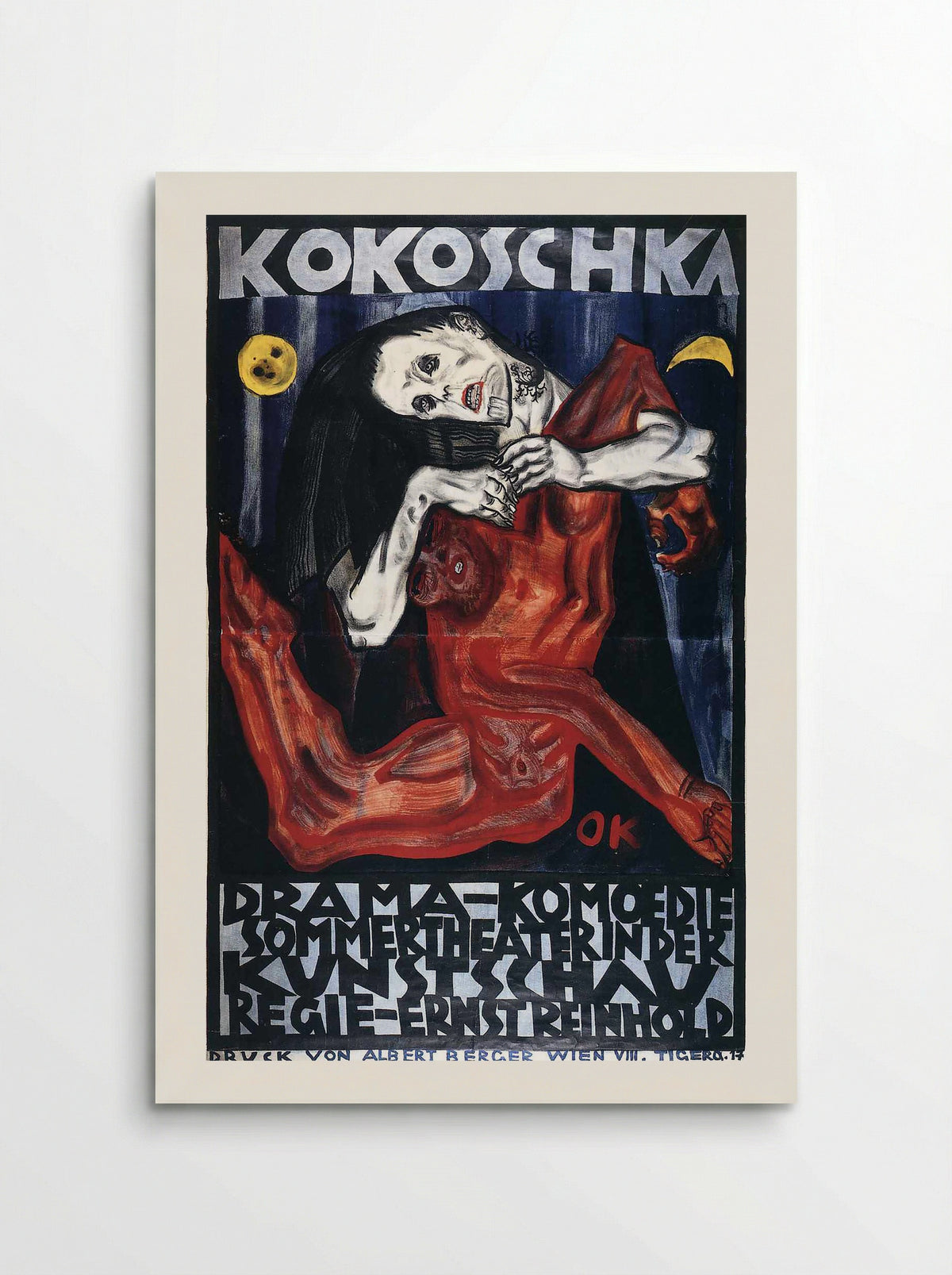 Pieta (Drama Komödie Sommer Theater Poster) - Oskar Kokoschka - Poster