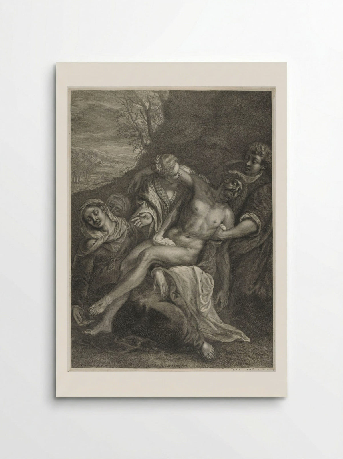 Pieta - Cornelis Visscher - Poster