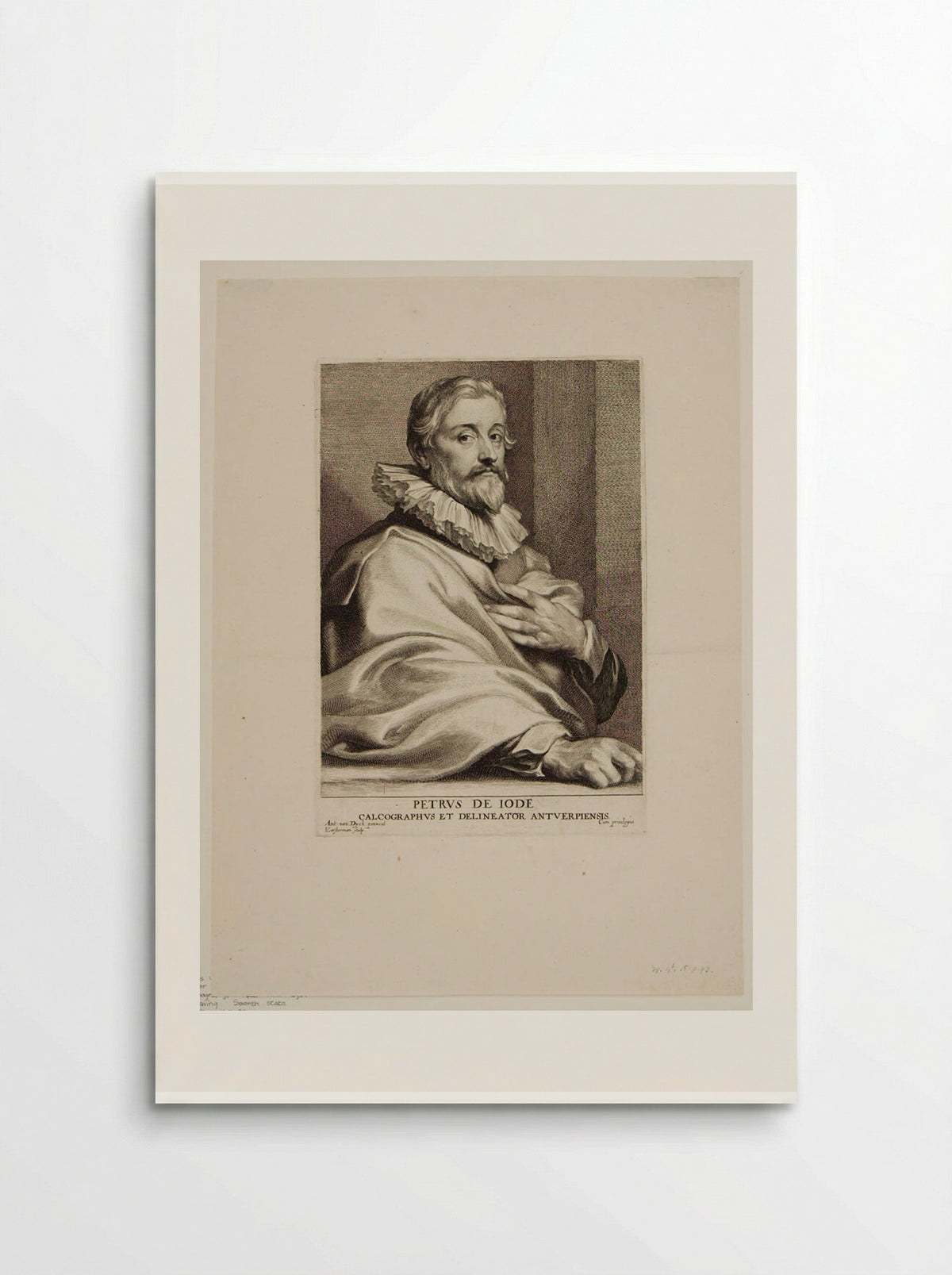 Pieter de Jode the Elder - Lucas Vorsterman I - Poster