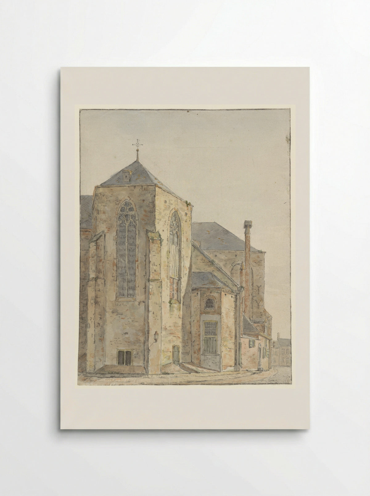 Pieterskerk te Utrecht - Pieter van Oort Hzn - Poster