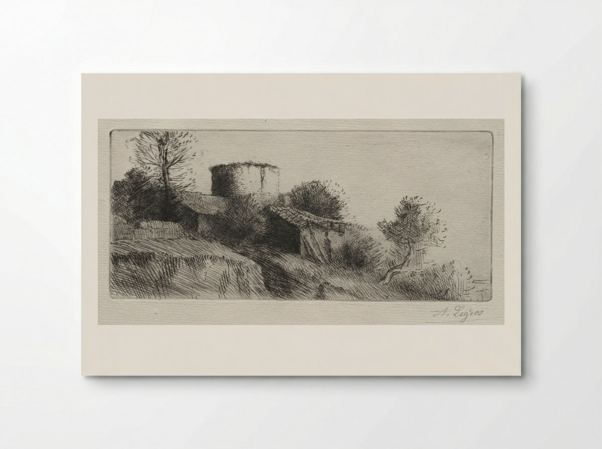 Pigeon Tower - Alphonse Legros - Poster