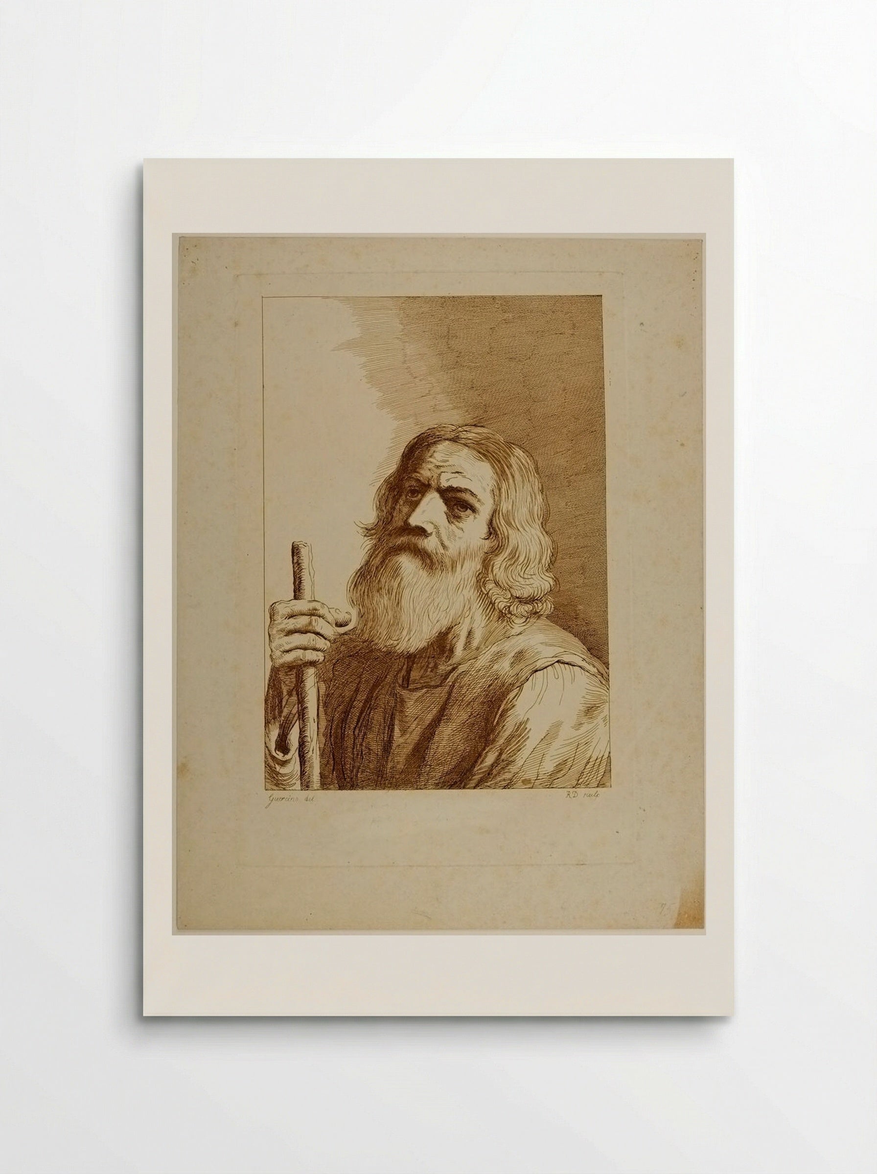 Pilgrim with a Staff - Richard Dalton - Poster