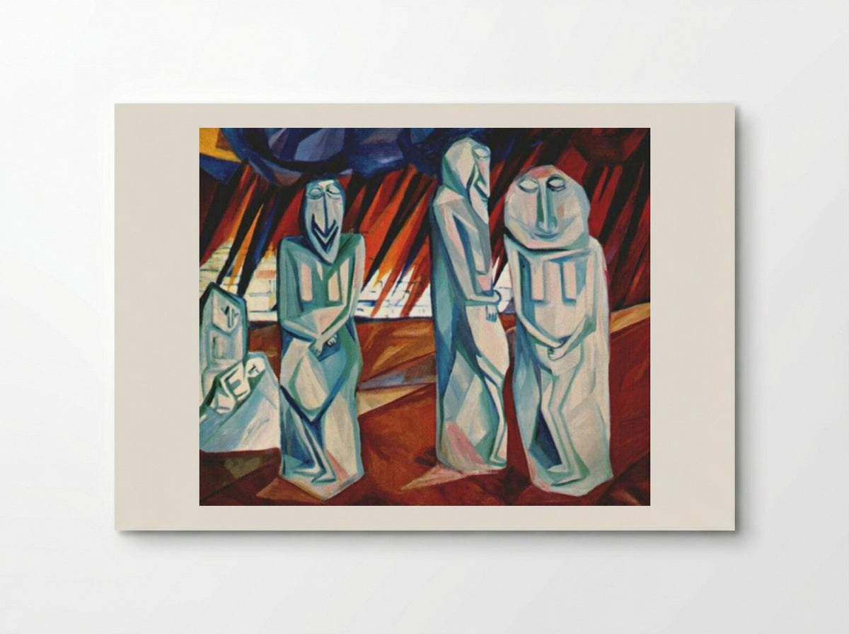 Pillars of Salt - Natalia Goncharova - Poster