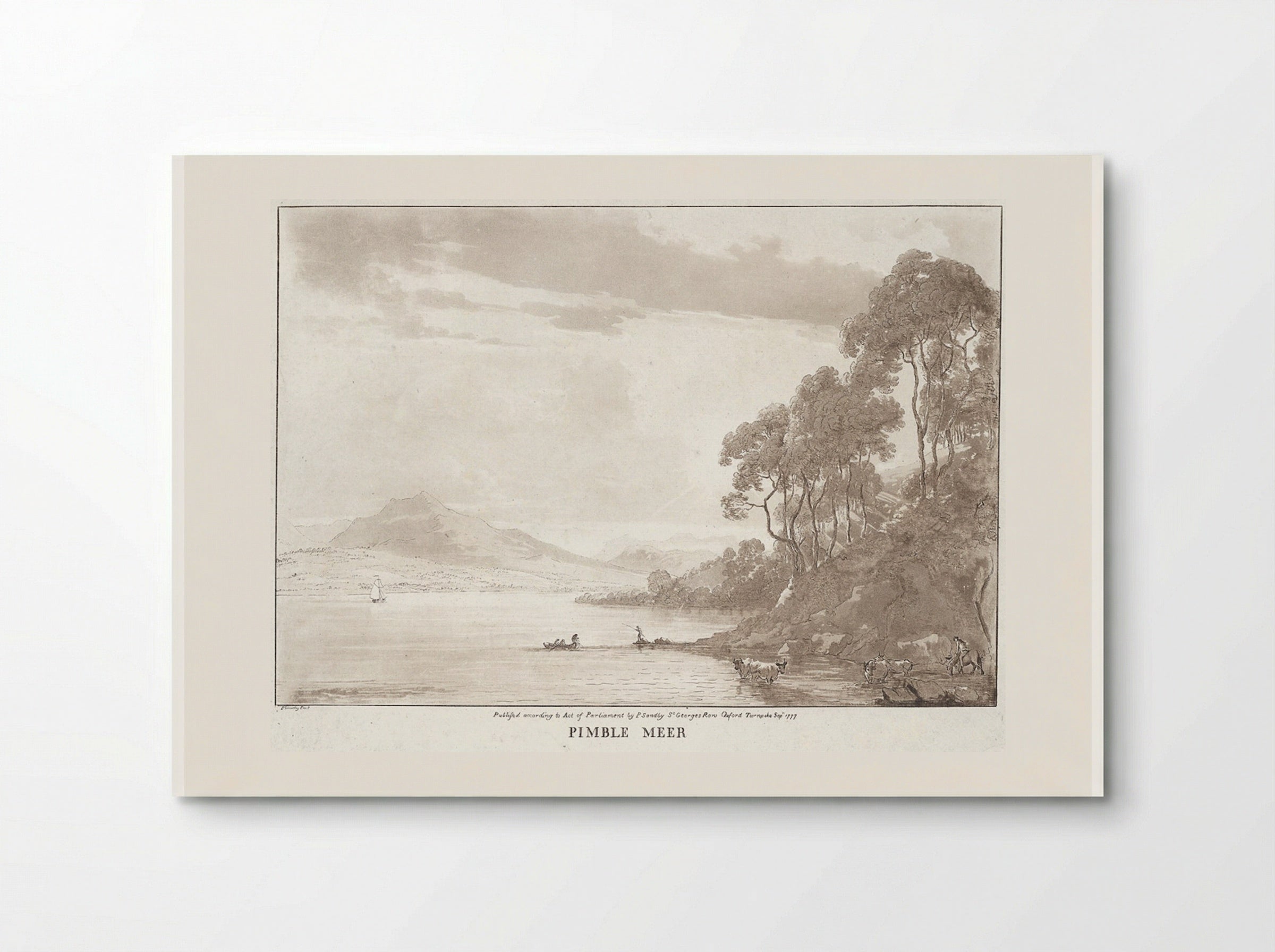 Pimble Meer - Paul Sandby - Poster