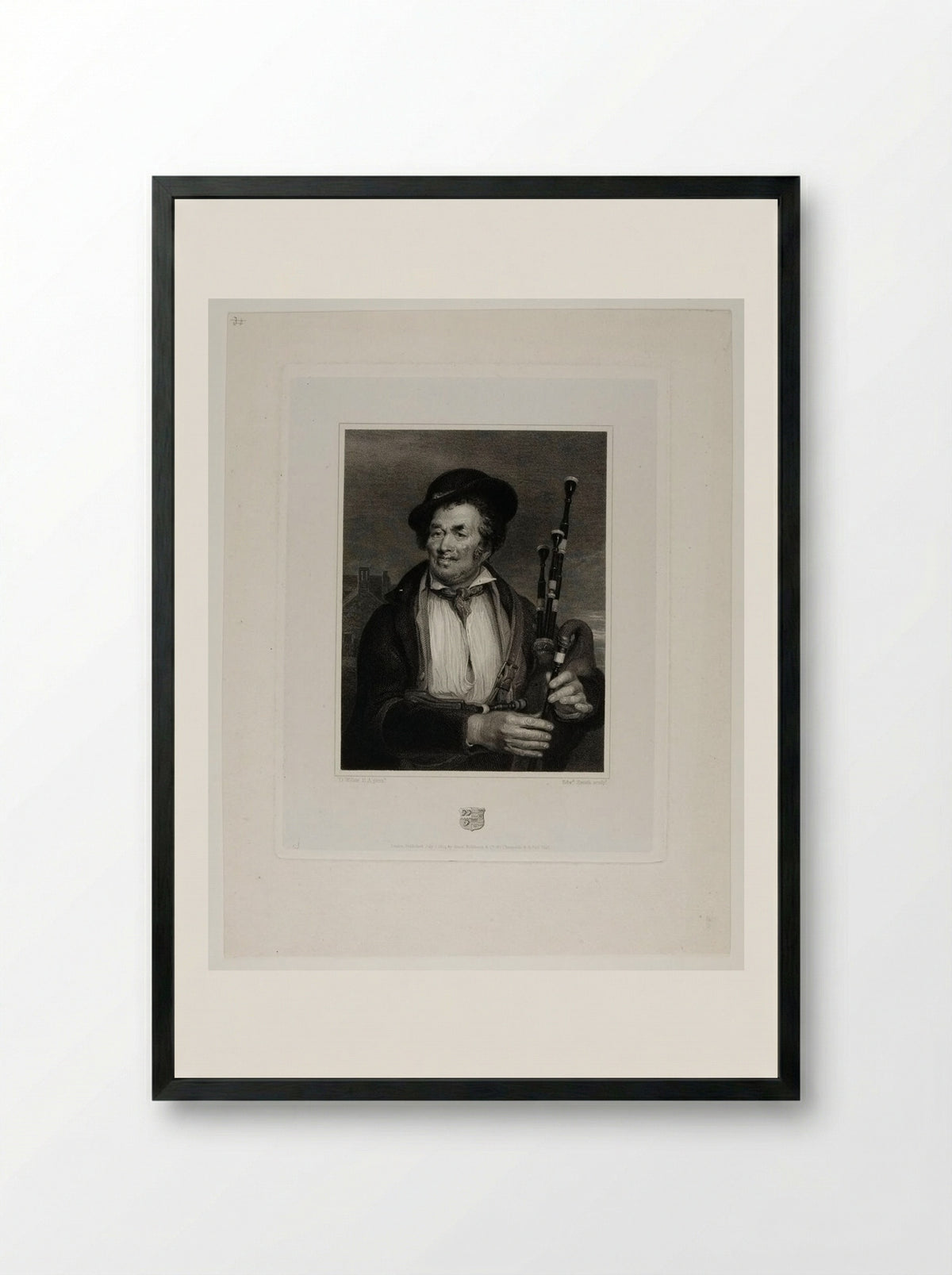 Piper - Edward Smith - Framed Print Black