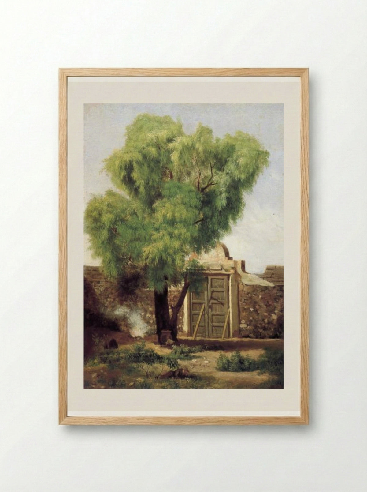 Pirú - José María Velasco - Framed Print Wood
