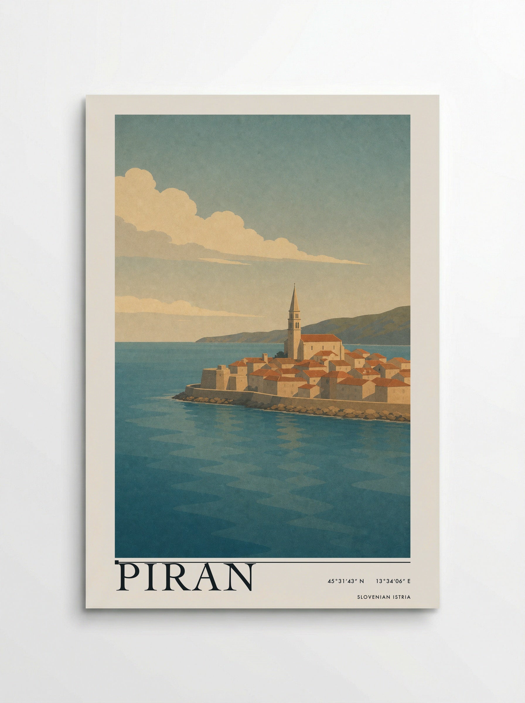 Piran Travel Poster Artwork - Poster
