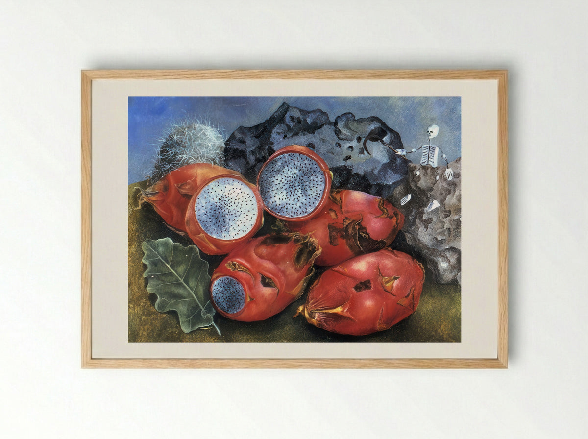 Pitahayas - Frida Kahlo - Framed Print Wood