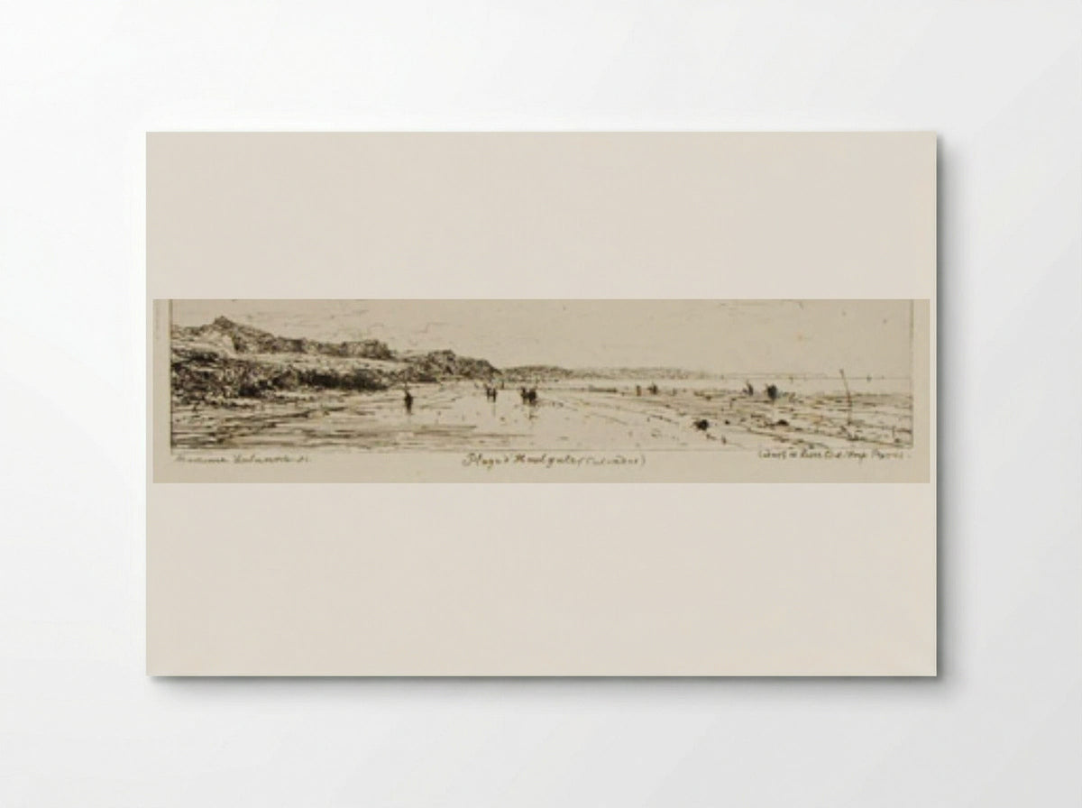 Plage d'Houlgate - Maxime Lalanne - Poster