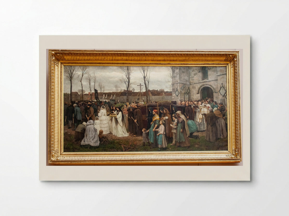 Plantation d'un Calvaire - Jules Breton - Poster