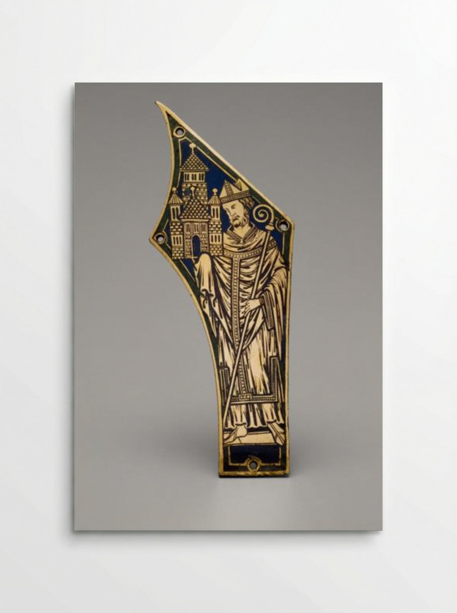 Plaque with Bishop - Nicholas of Verdun - Poster