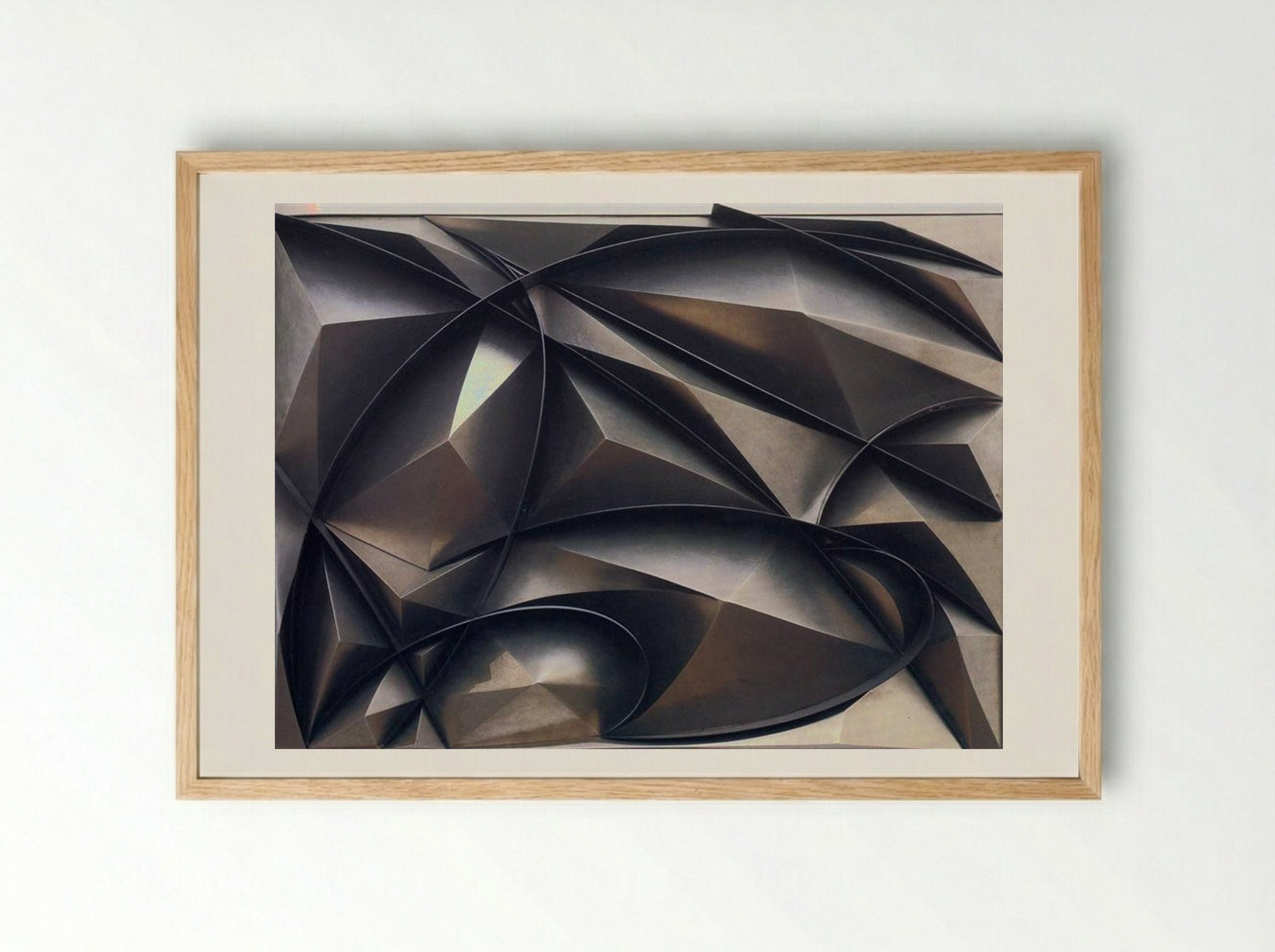 Plastic Ensemble - Giacomo Balla - Framed Print Wood