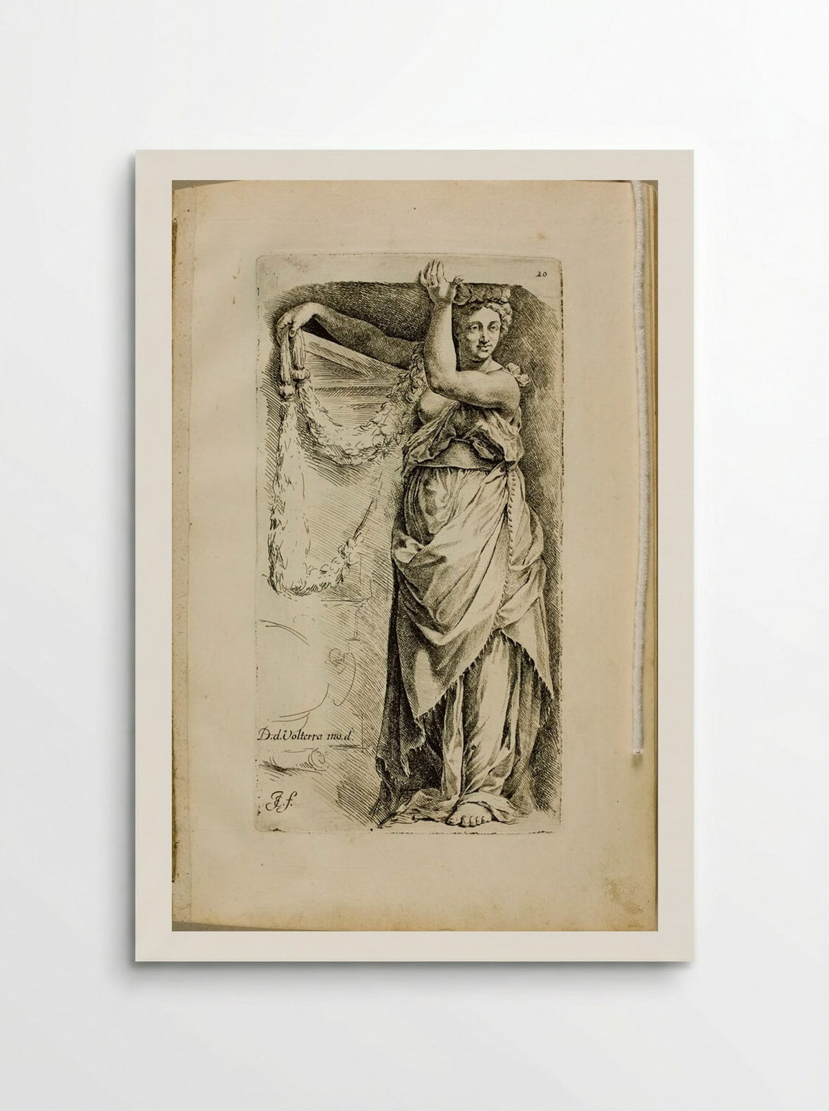 Plate 20: Caryatid - Jan de Bisschop - Poster