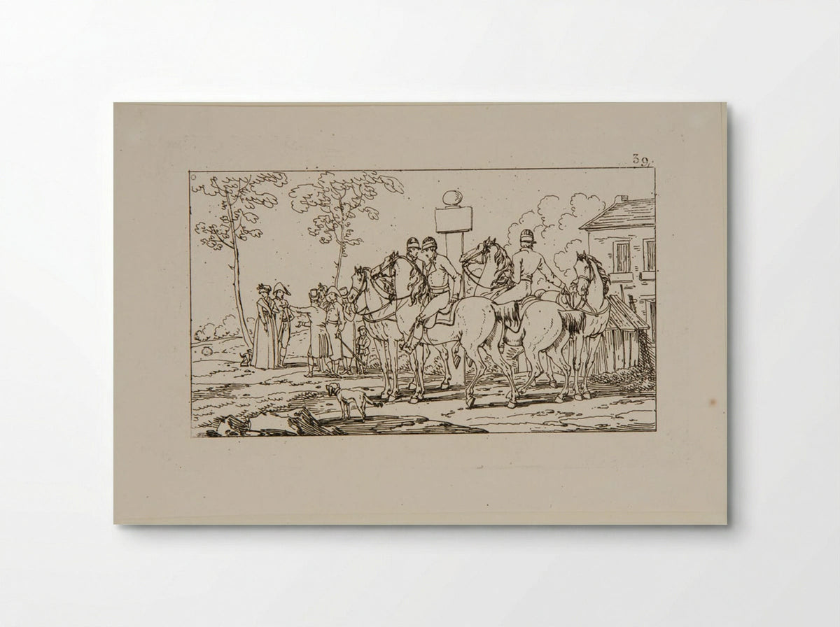 Plate XXXVI - Jacques-Francois-Joseph Swebach - Poster