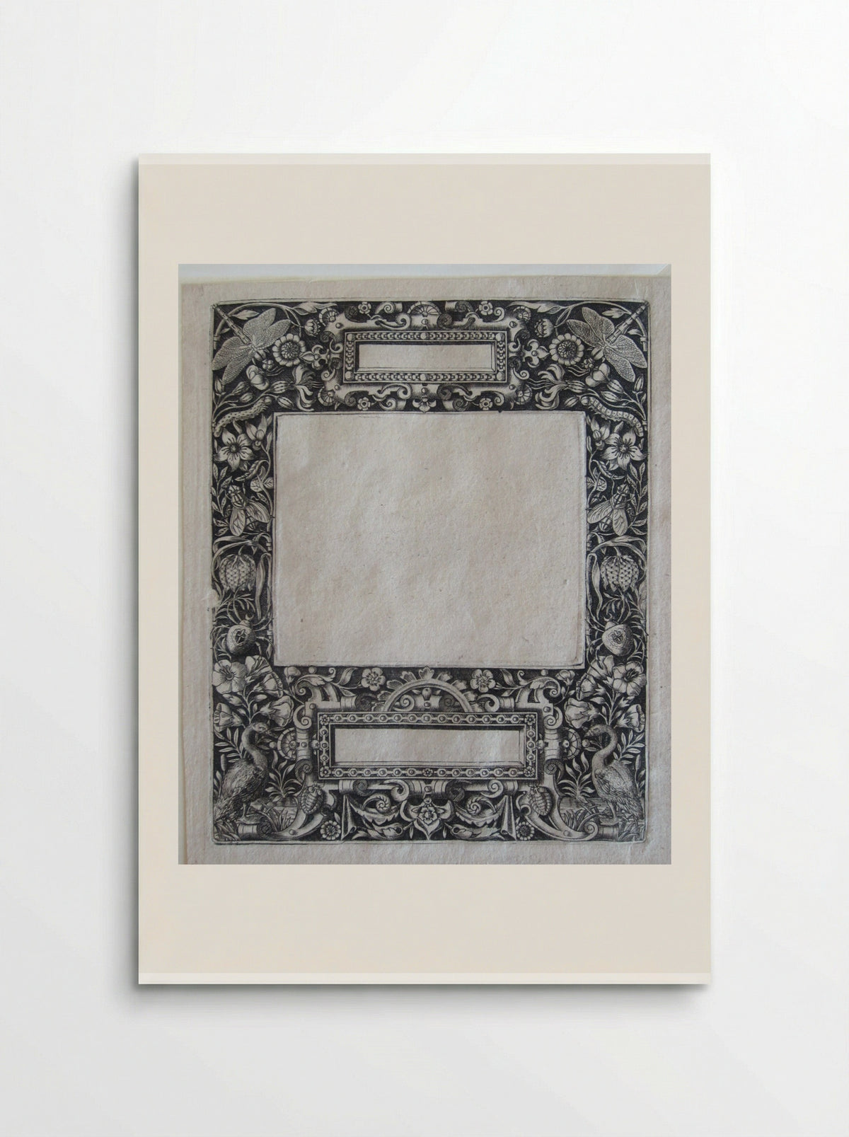Plate for an Album Amicorum - Theodor de Bry - Poster