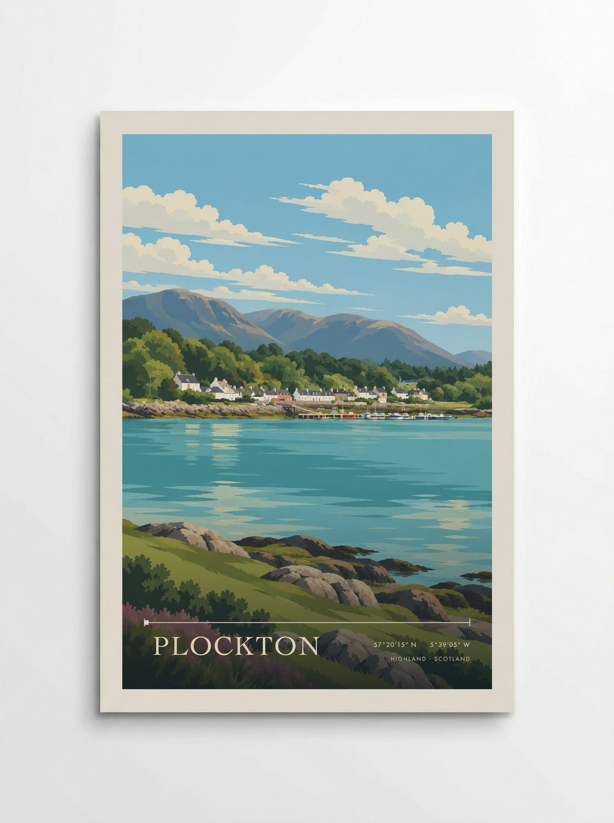 Plockton, Highland | Travel Poster - Poster