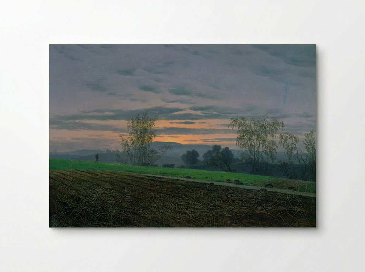 Plowed Field - Caspar David Friedrich - Poster