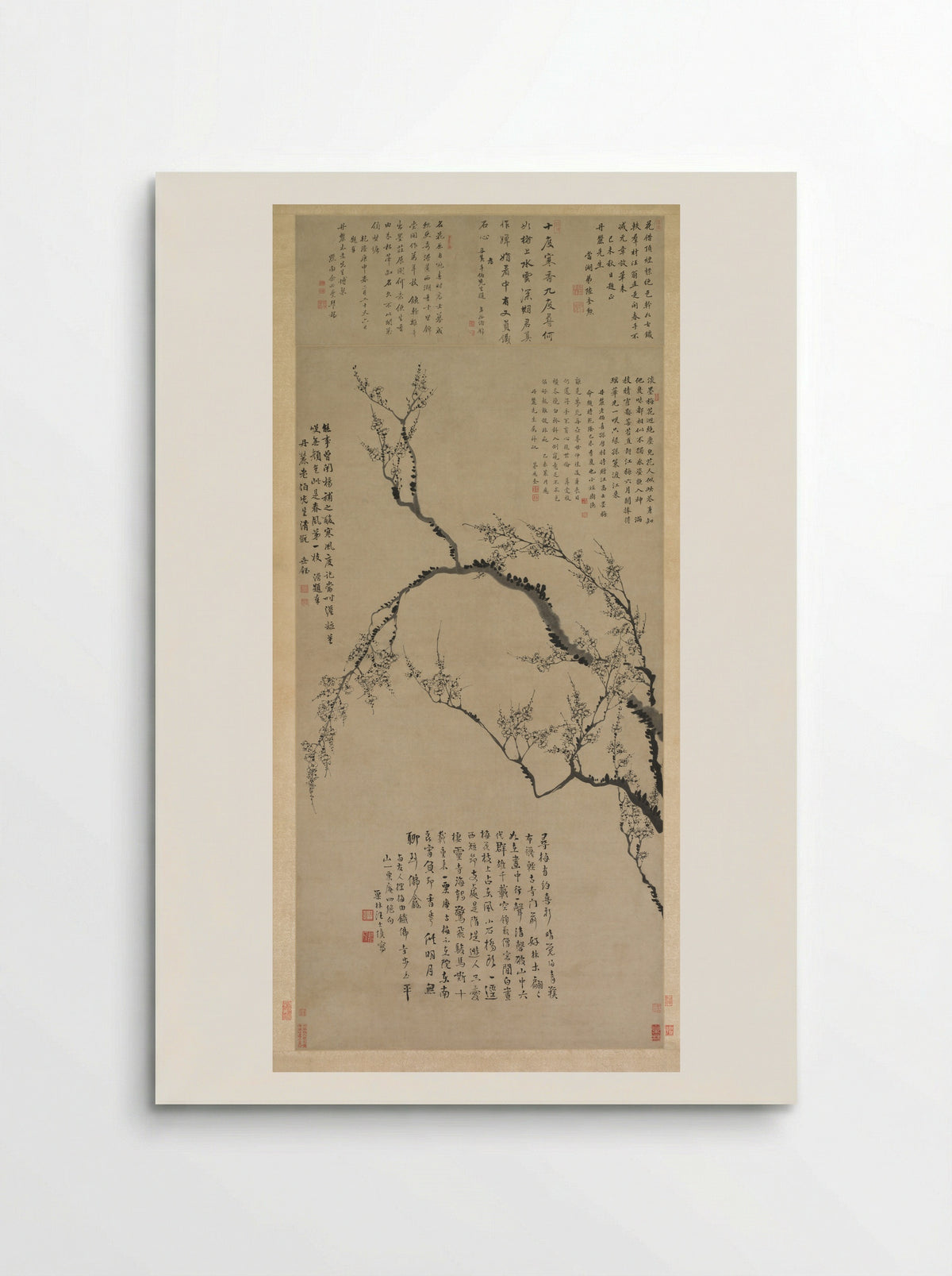 Plum Blossoms - Wang Shishen - Poster