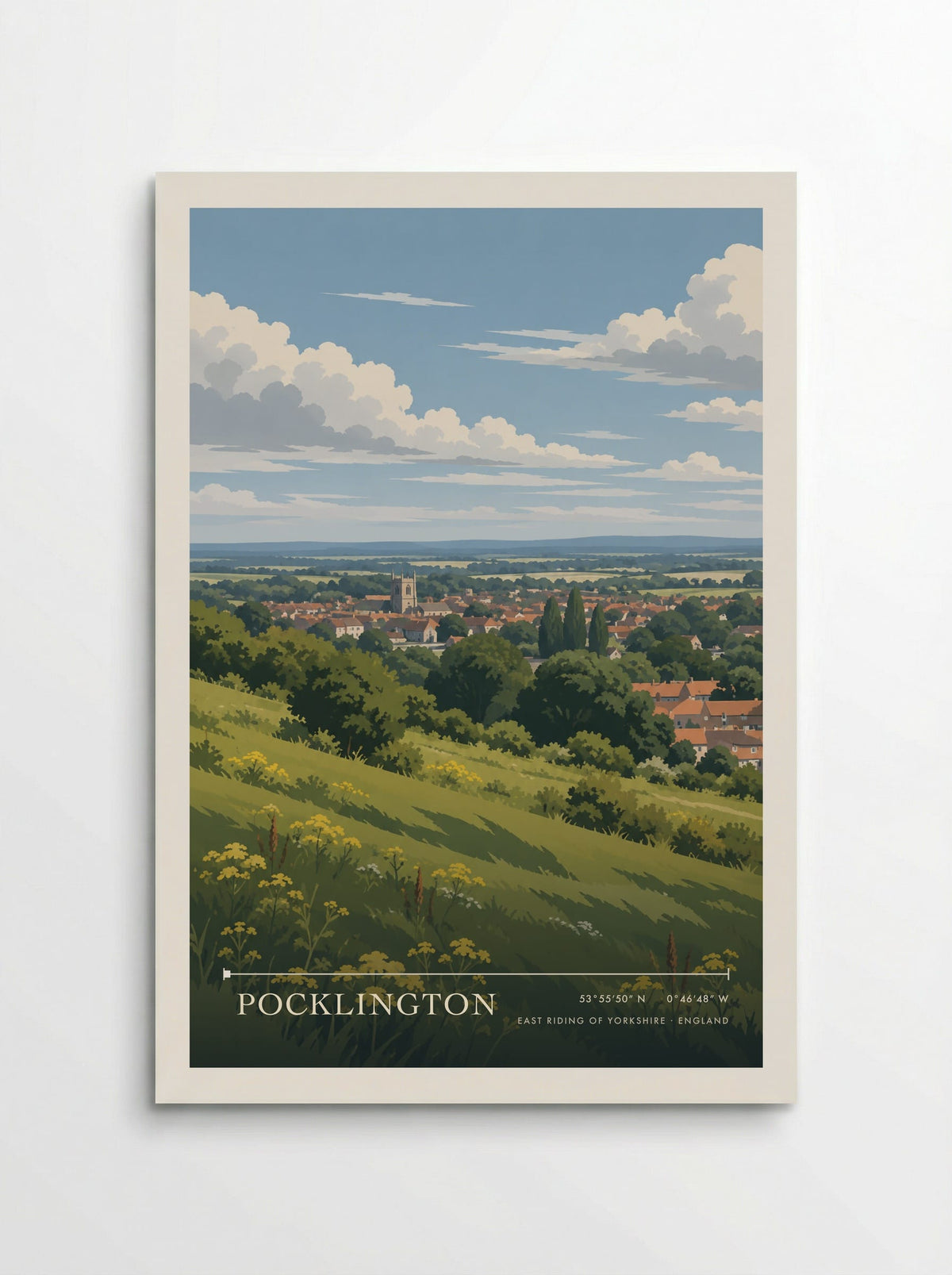 Pocklington, East Riding of Yorkshire | Travel Poster - Poster