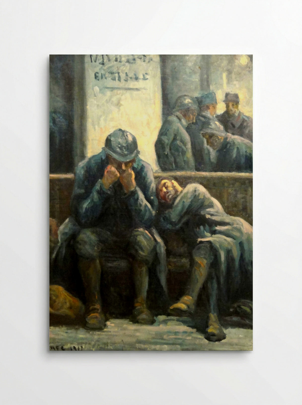 Poilus à la Gare de l'Est - Maximilien Luce - Poster