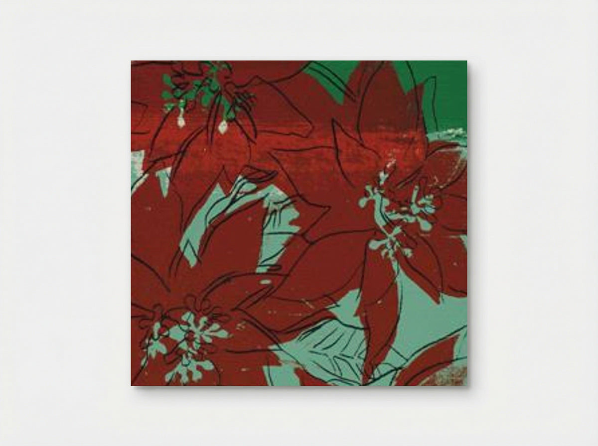 Poinsettias - Andy Warhol - Poster