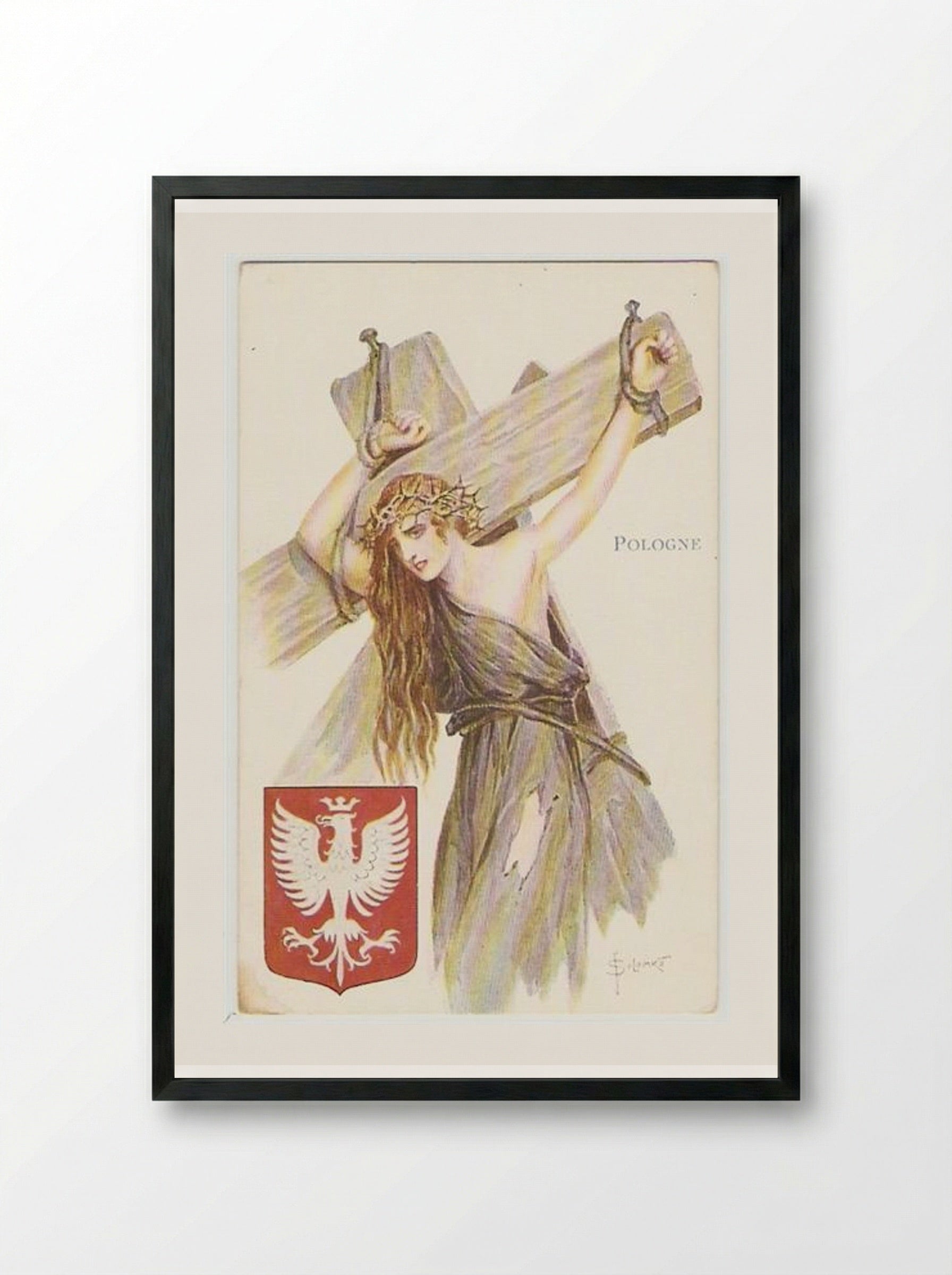 Poland (Pologne) - Sergey Solomko - Framed Print Black