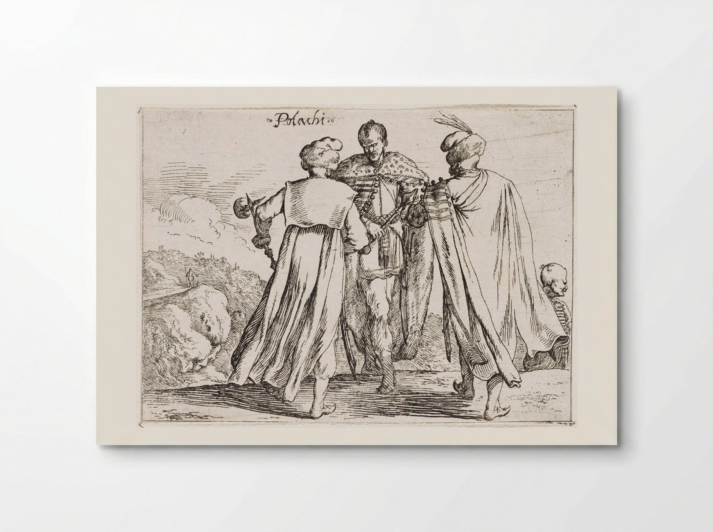 Polish Costumes - Johann Wilhelm Baur - Poster