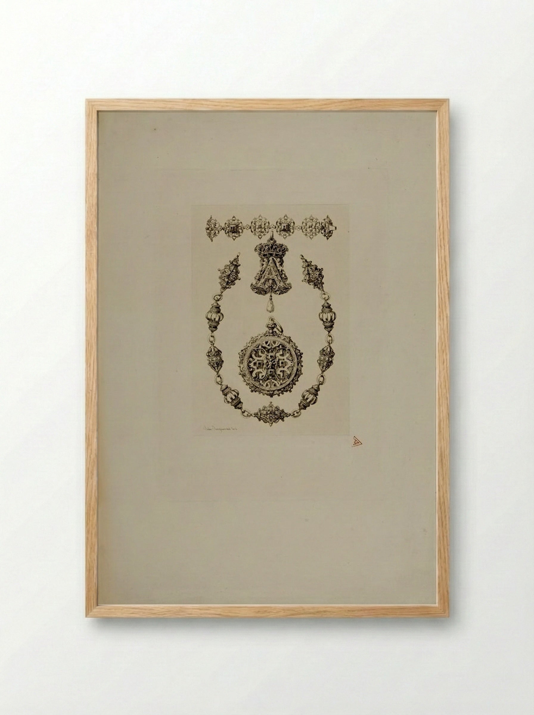 Polish Jewels, B - Jules Ferdinand Jacquemart - Framed Print Wood