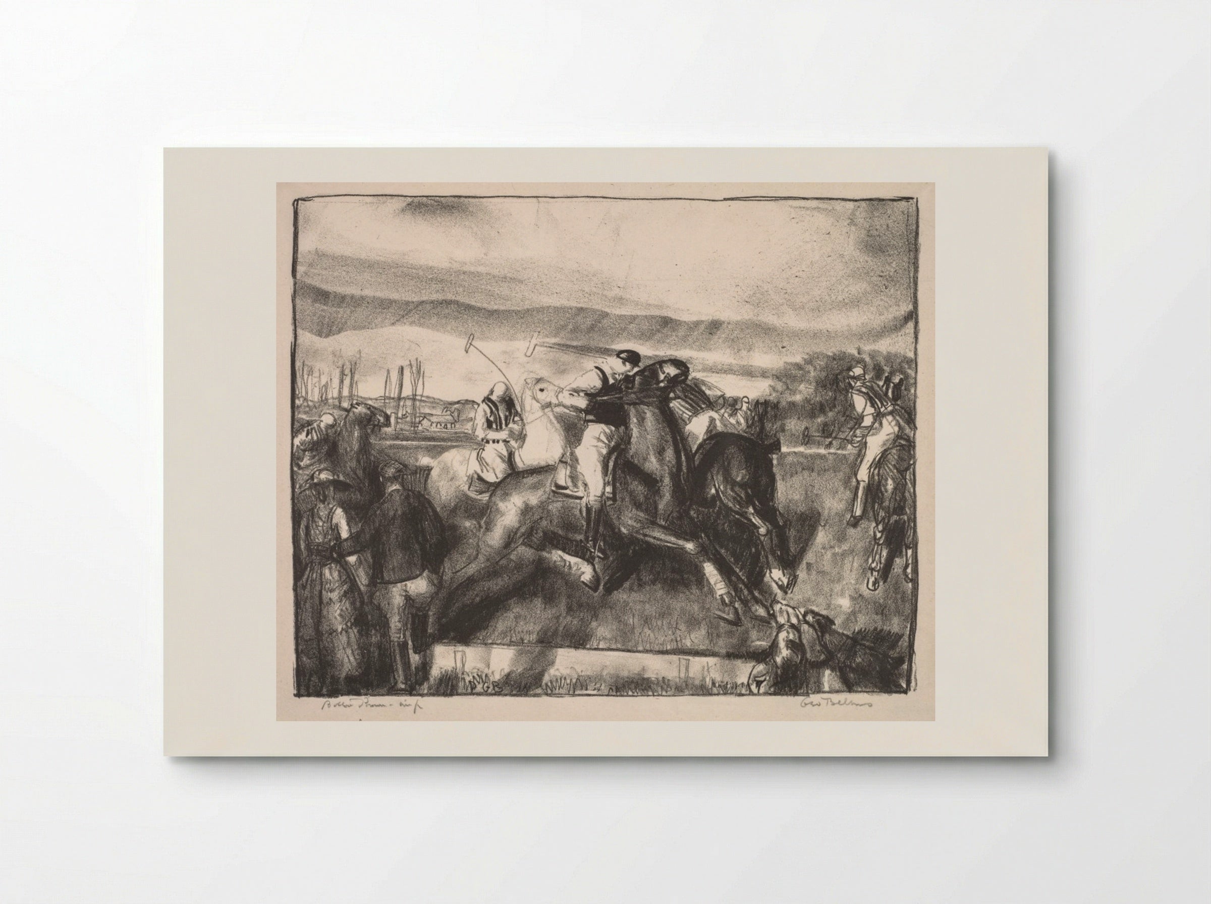 Polo Sketch - George Bellows - Poster