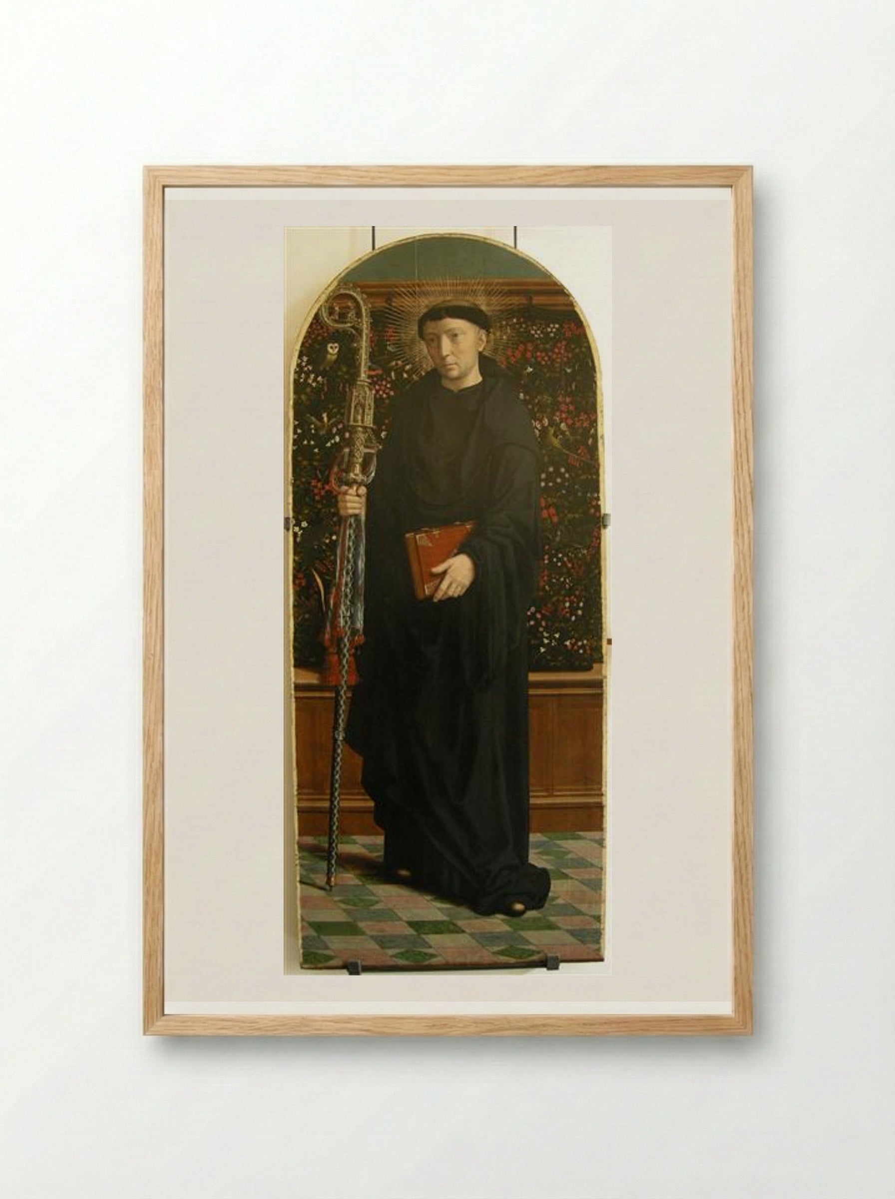 Polyptych of Cervara: St. Mauro - Gerard David - Framed Print Wood