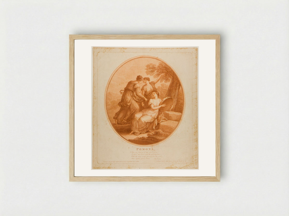 Pomona - Francesco Bartolozzi - Framed Print Wood
