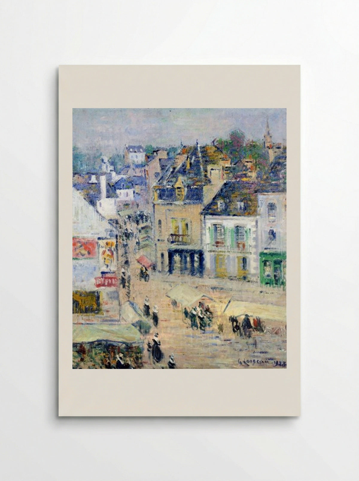 Pont Aven, Grey Weather - Gustave Loiseau - Poster