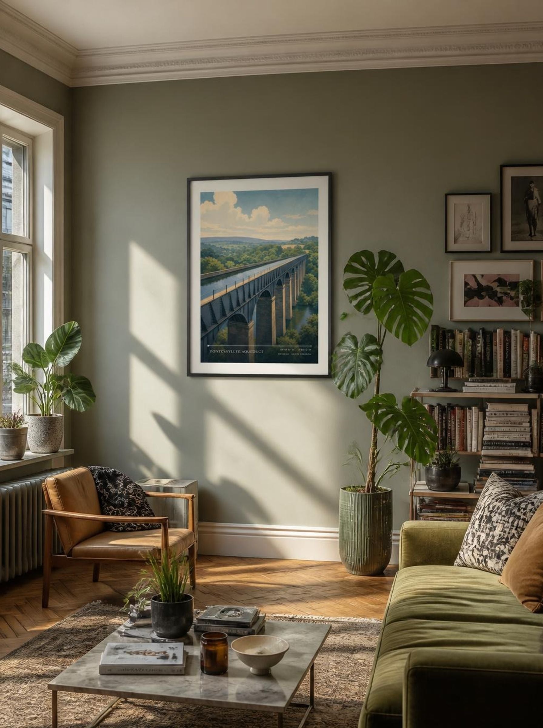 Pontcysyllte Aqueduct Wrexham United Kingdom Travel Poster - Lifestyle