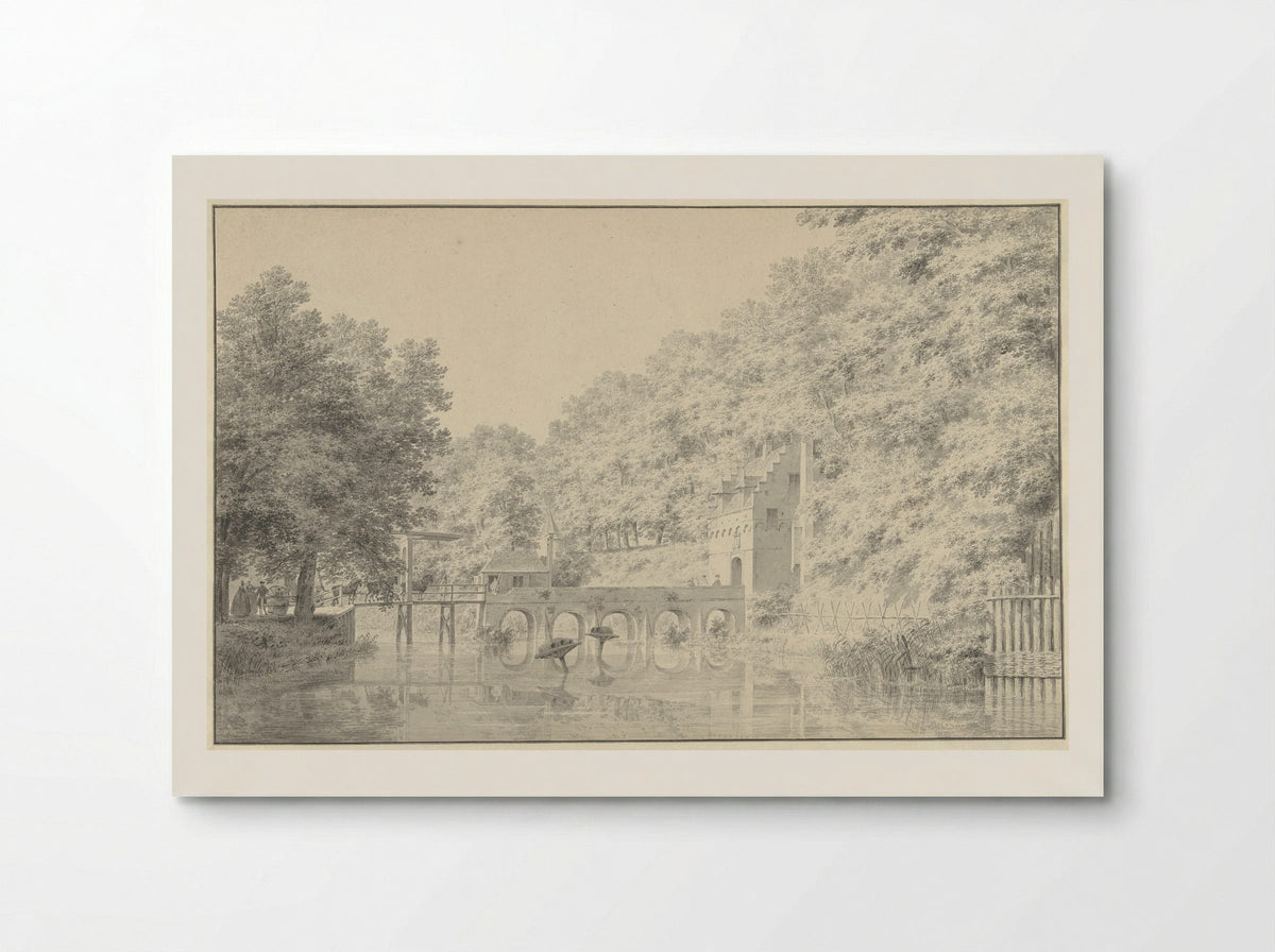Poort van het kasteel te Buren - Cornelis Pronk - Poster