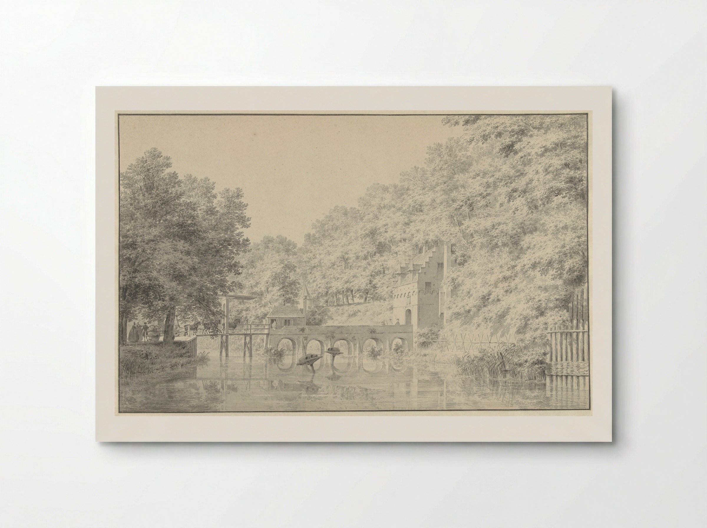 Poort van het kasteel te Buren - Cornelis Pronk - Poster