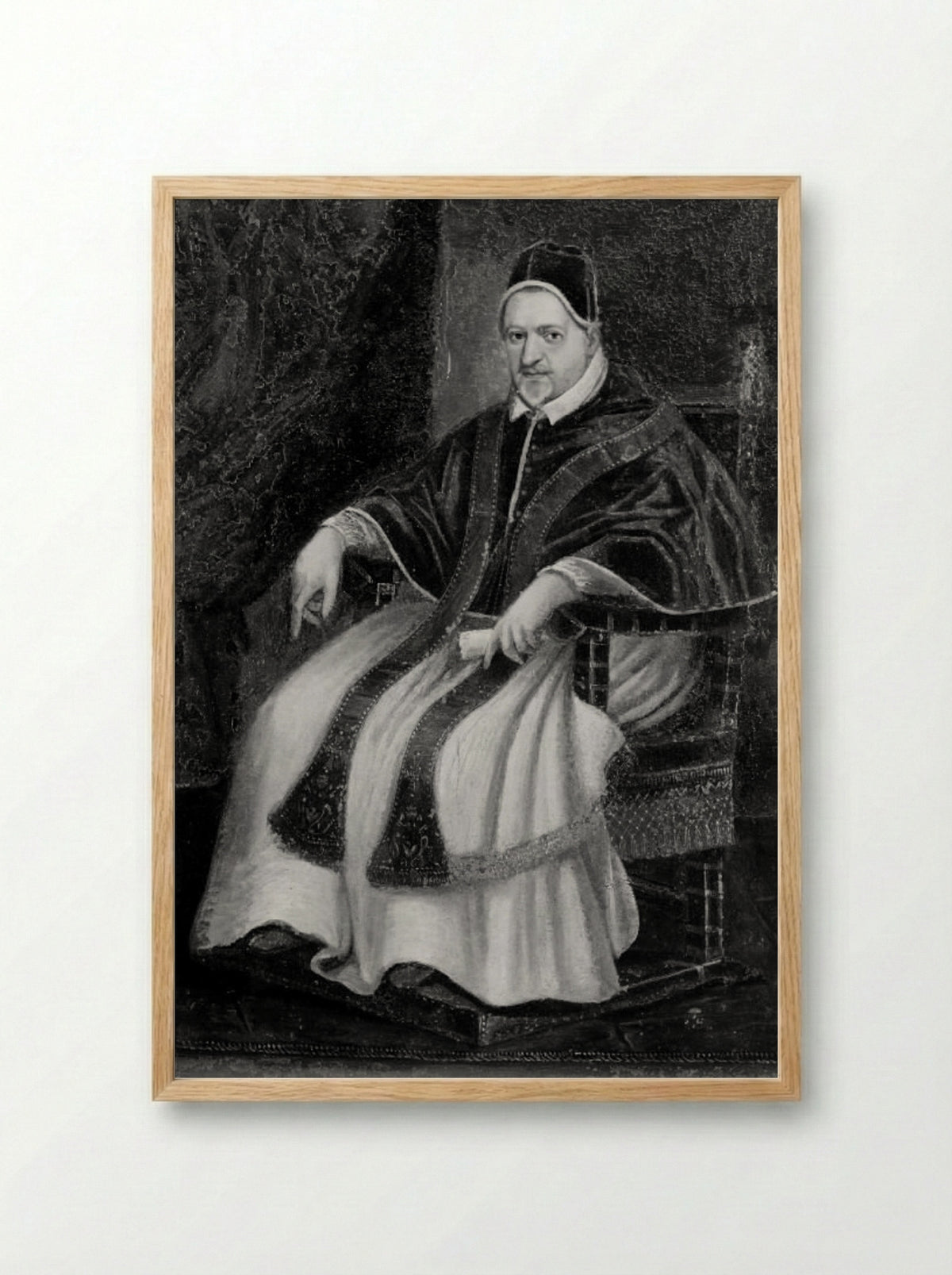 Pope Paul V - Domenichino - Framed Print Wood