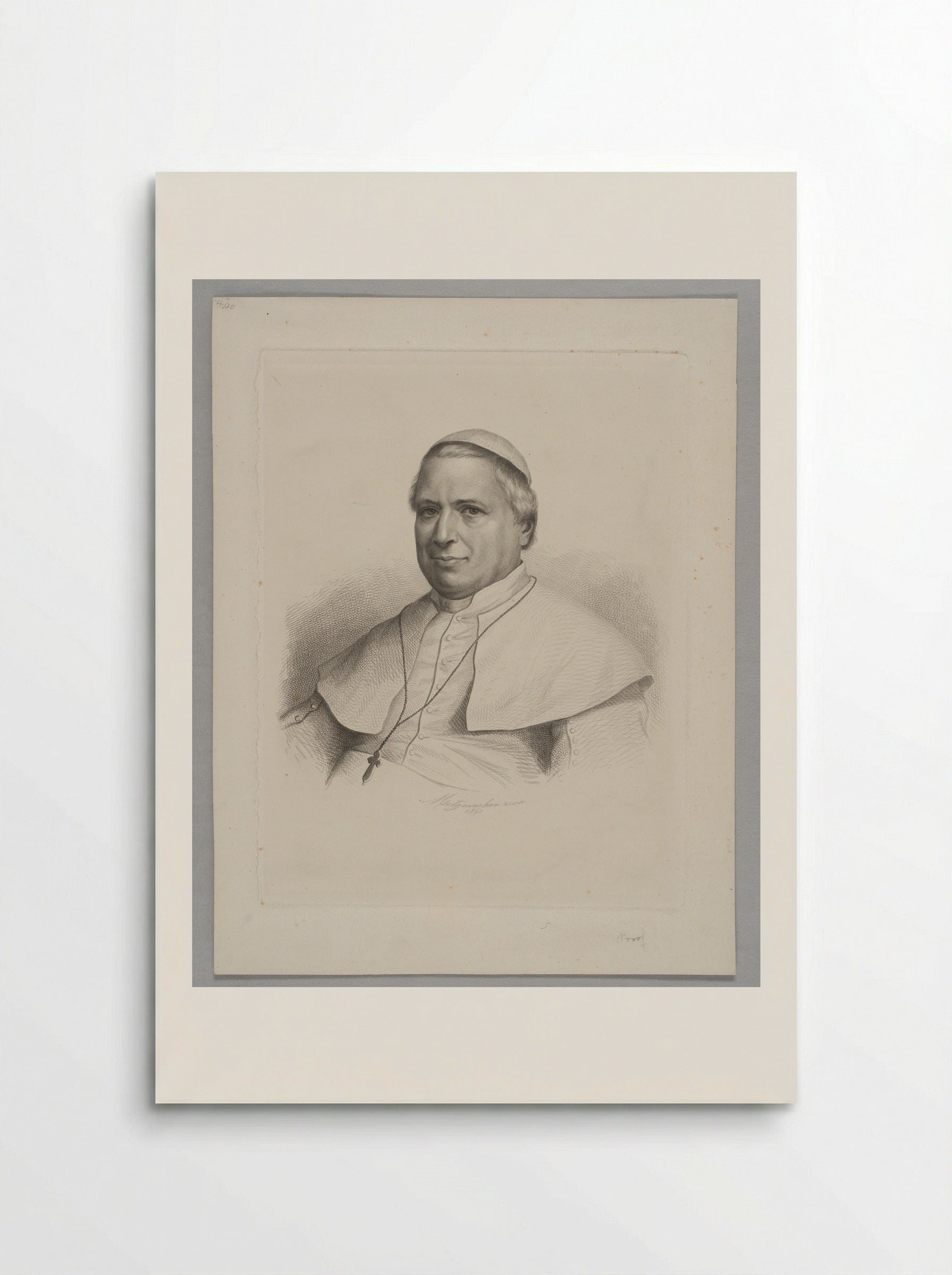 Pope Pius IX - Pierre Guillaume Metzmacher - Poster